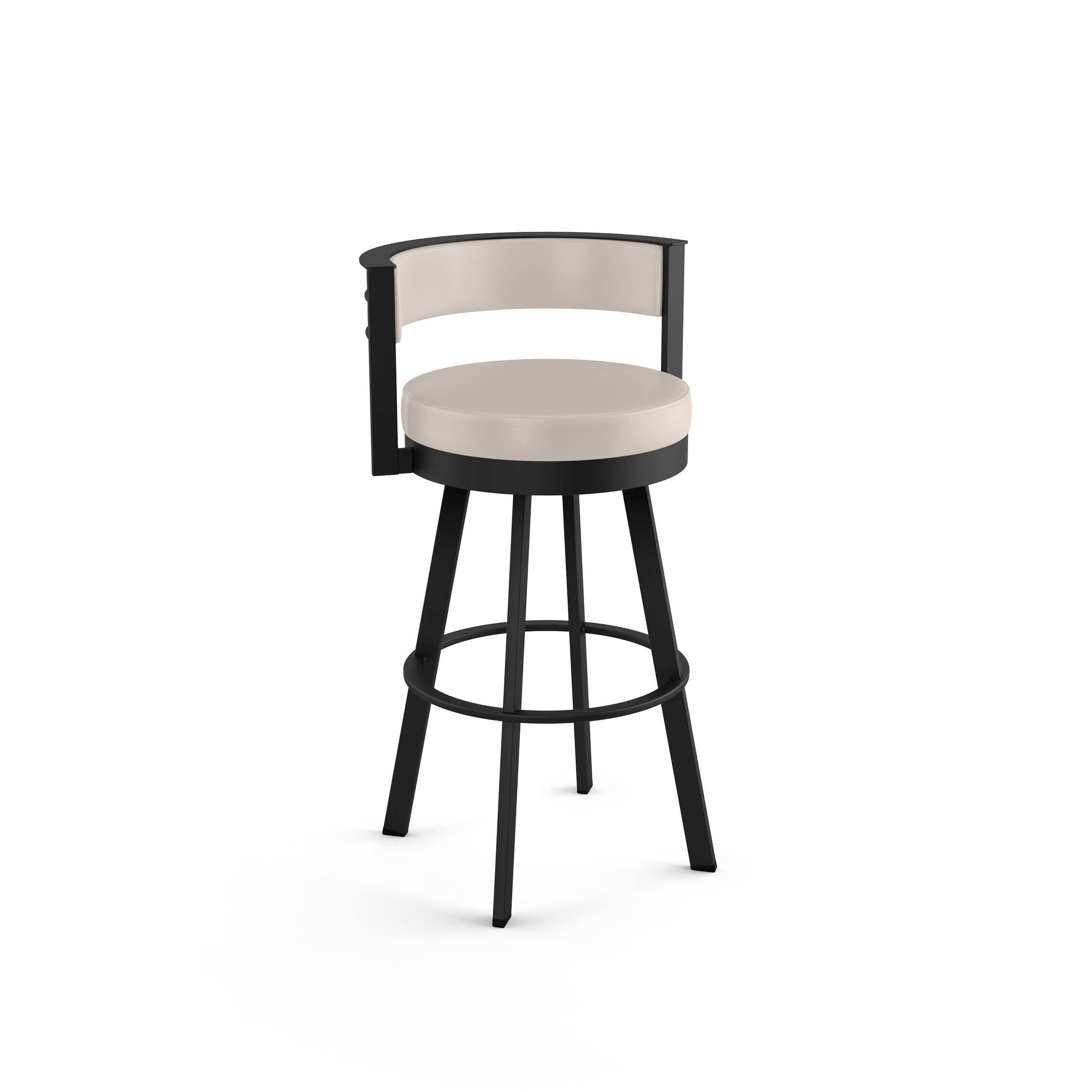 Amisco Browser Swivel Counter Stool - Cream Faux Leather / Black MYQQPW_MJMY Amisco Browser Swivel Counter Stool - Cream Faux Leather / Black MYQQPW_MJMY