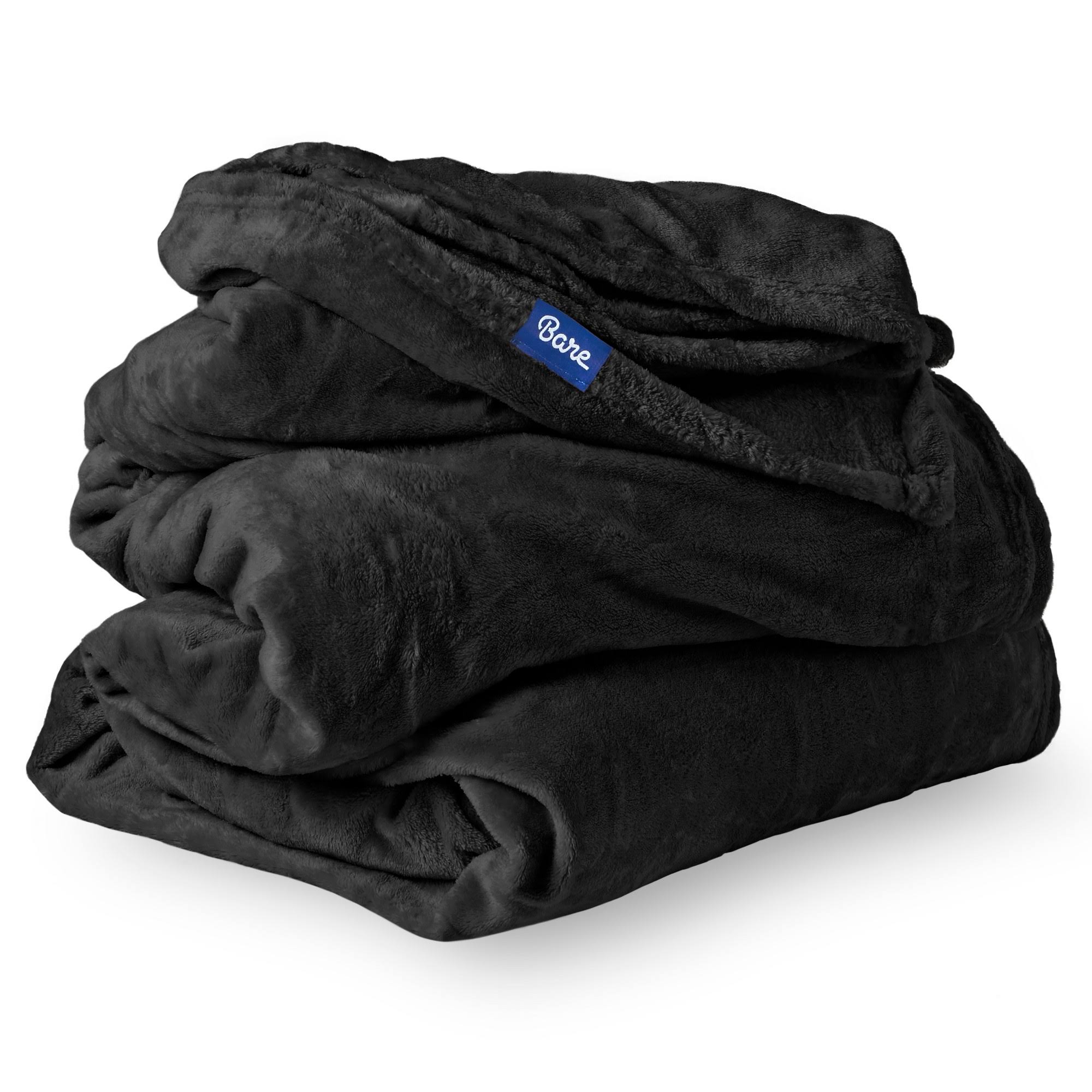 Bare Home Ultra Soft Microplush Fleece Blanket (King, Charcoal), 974AVU_EOZK