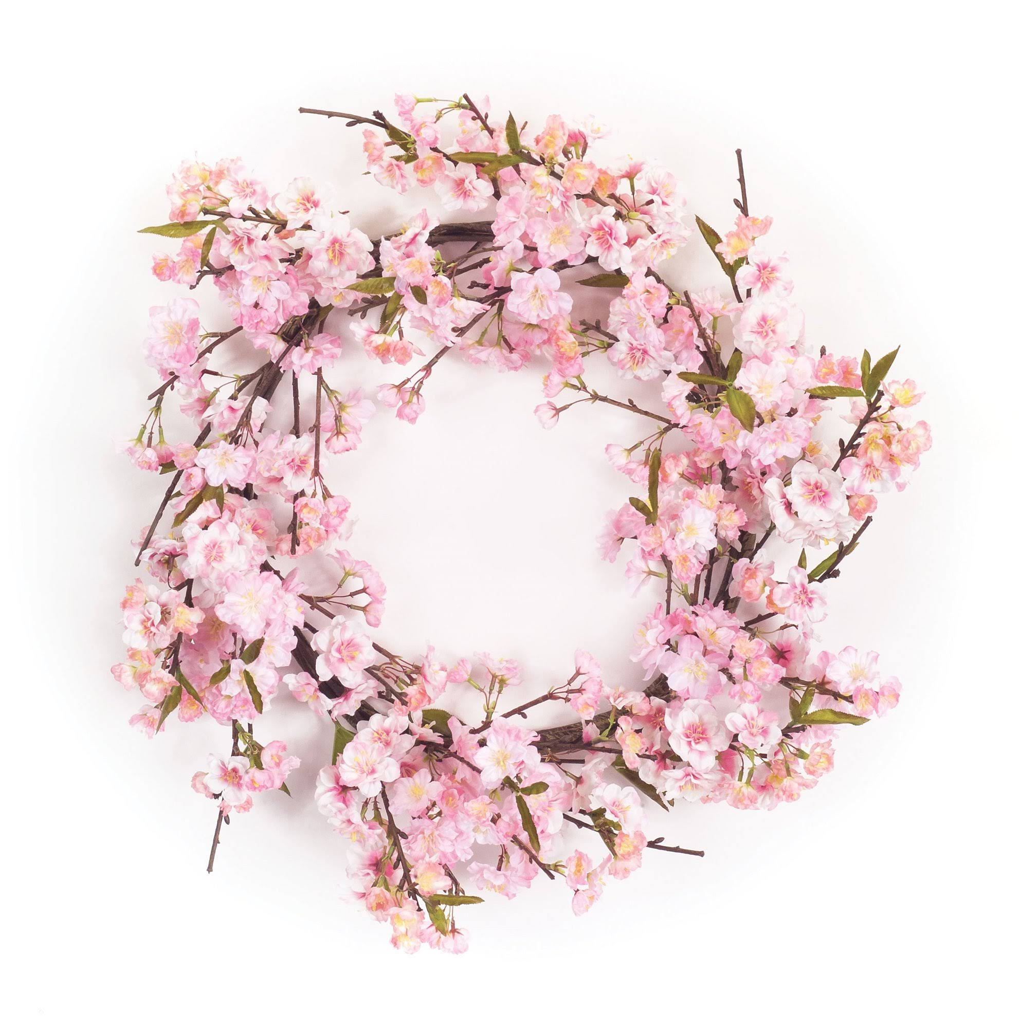 Melrose Cherry Blossom Wreath 21.4DQZYH_9WYH Melrose Cherry Blossom Wreath 21.4DQZYH_9WYH