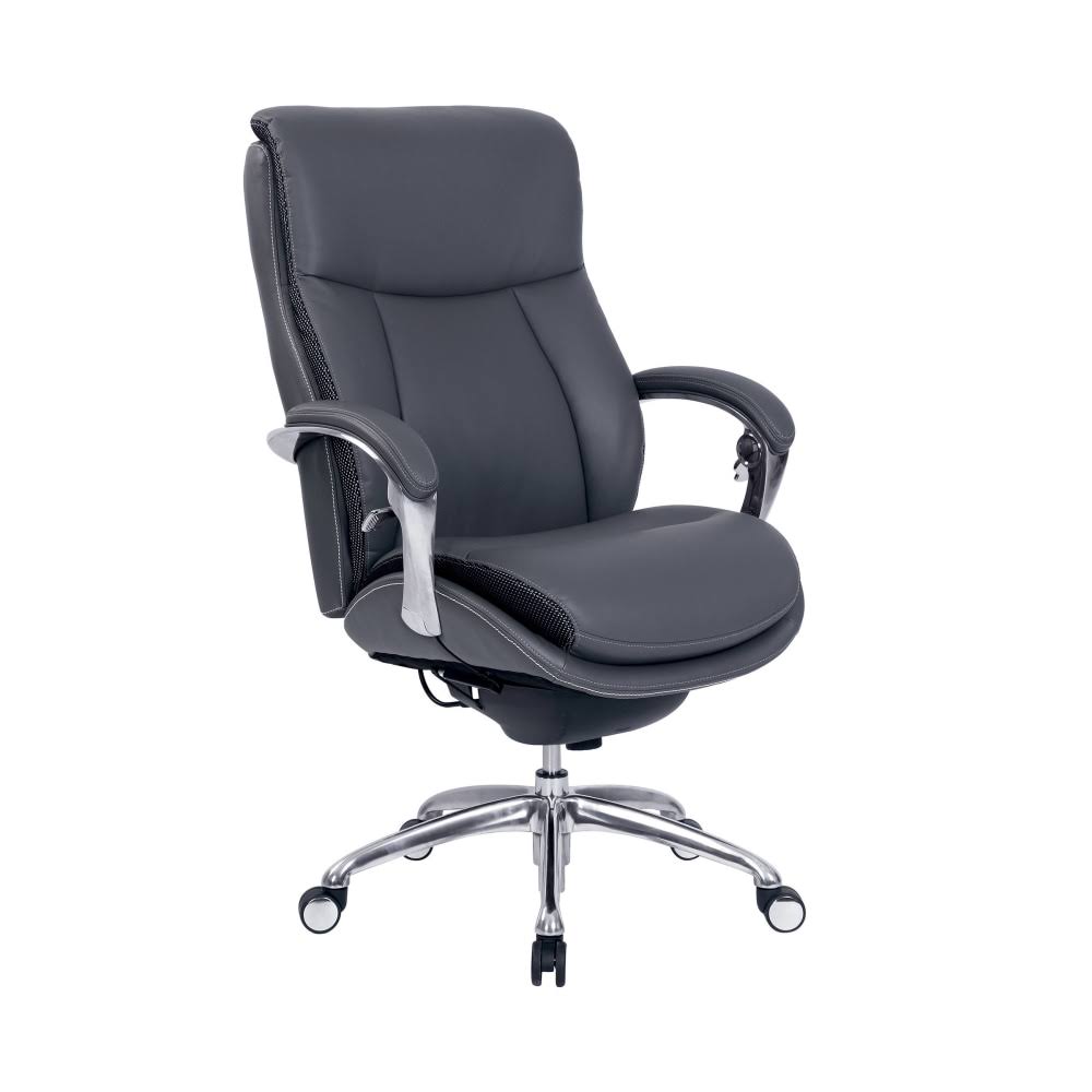 Serta iComfort i5000 Big and Tall Bonded Leather Executive Chair, Slate/I4GXB2_SPU7 Serta iComfort i5000 Big and Tall Bonded Leather Executive Chair, Slate/I4GXB2_SPU7