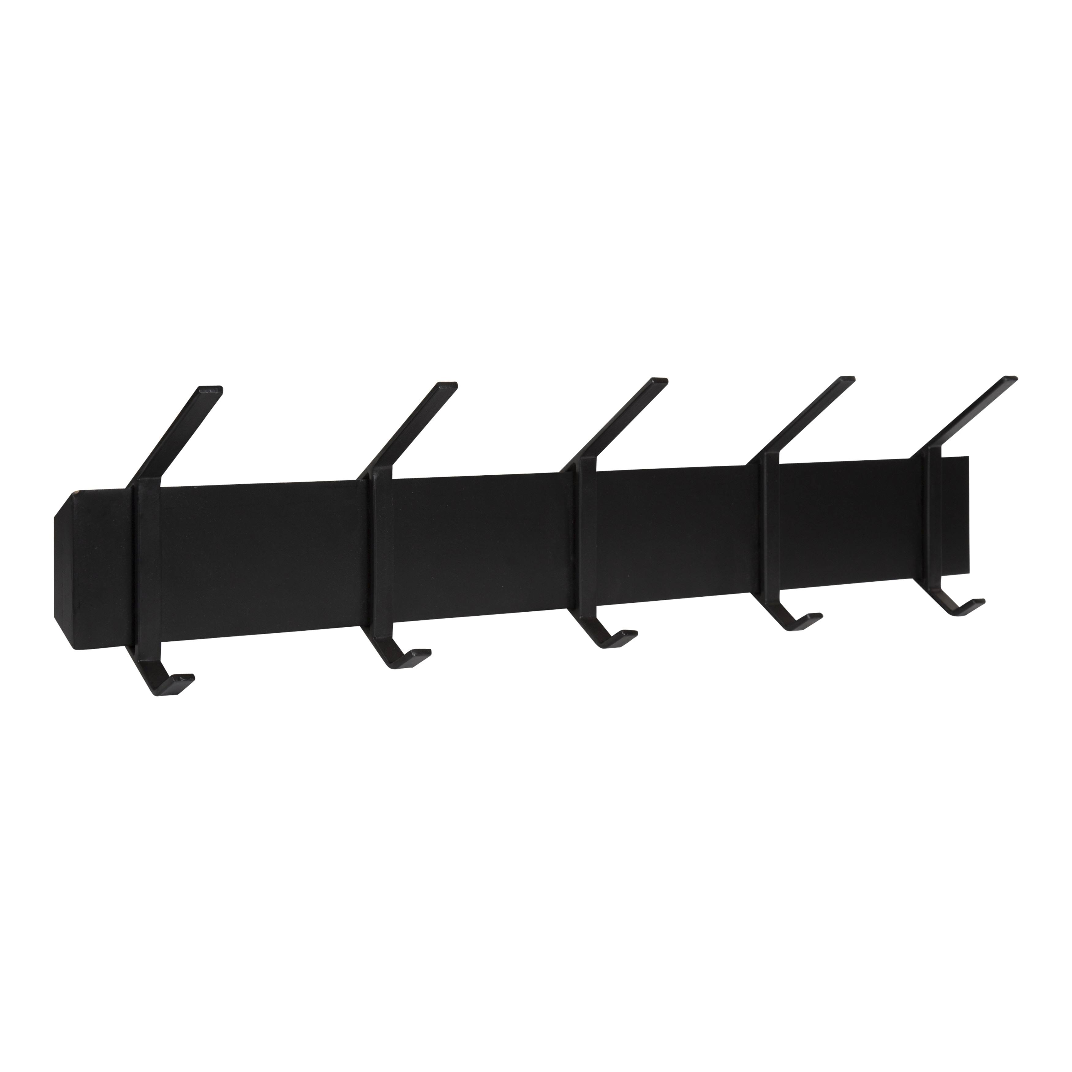 Kate and Laurel Rossmore Modern 5 Hook Shelf - 5 Hooks - AKY8JY_3VJI