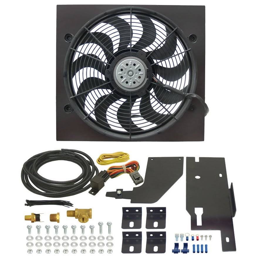 Derale 20161 Jeep Wrangler Direct Fit Electric Fan 7XLREK_DZUK Derale 20161 Jeep Wrangler Direct Fit Electric Fan 7XLREK_DZUK