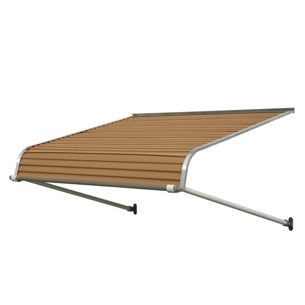 NuImage Awnings 1100 36-in Wide x 42-in Projection Mocha Tan Solid Fixed Door Awning in Brown | WNGJC6_KBJU NuImage Awnings 1100 36-in Wide x 42-in Projection Mocha Tan Solid Fixed Door Awning in Brown | WNGJC6_KBJU