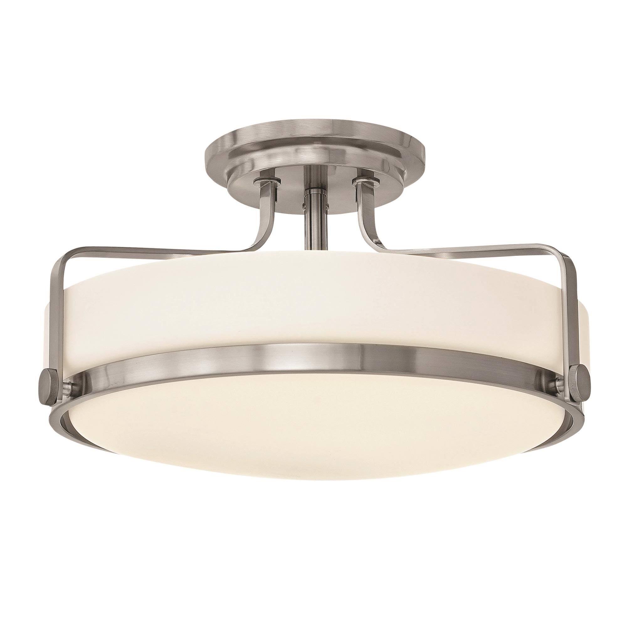 Hinkley Lighting 3643BN Harper Semi Flush Mount Light, Brushed CNCLKE_2JHG Hinkley Lighting 3643BN Harper Semi Flush Mount Light, Brushed CNCLKE_2JHG