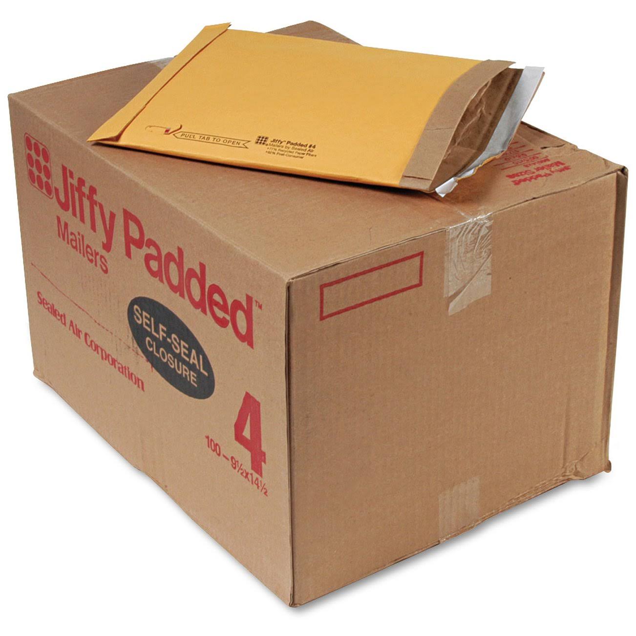 Sealed Air Jiffy Padded Self Seal Mailer #4 9 1/2 x 14 1/REUBPQ_XZQW Sealed Air Jiffy Padded Self Seal Mailer #4 9 1/2 x 14 1/REUBPQ_XZQW