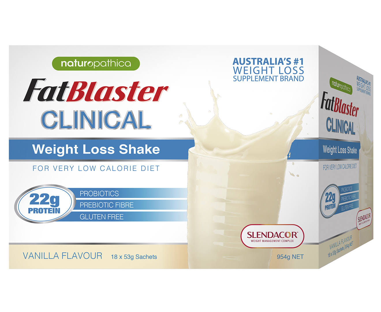 FatBlaster Clinical Weight Loss Shake (Vanilla) Sachets 53g x AFFG2I_1OJE FatBlaster Clinical Weight Loss Shake (Vanilla) Sachets 53g x AFFG2I_1OJE