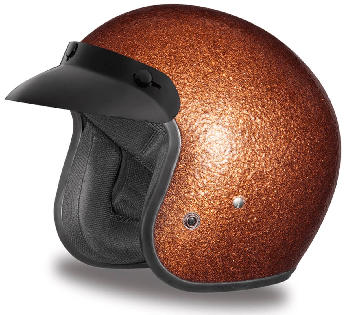 D.O.T. Daytona Cruiser- Root Beer Metal Flake Helmet 8OYLIM_ZUOK