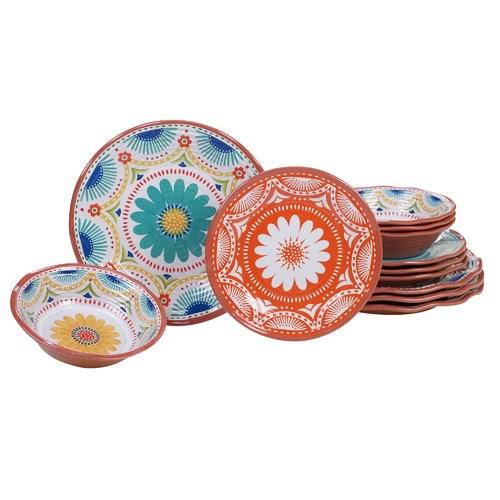 August Grove Fullilove 12 Piece Melamine Dinnerware Set, Service for CAIRKY_XQWK