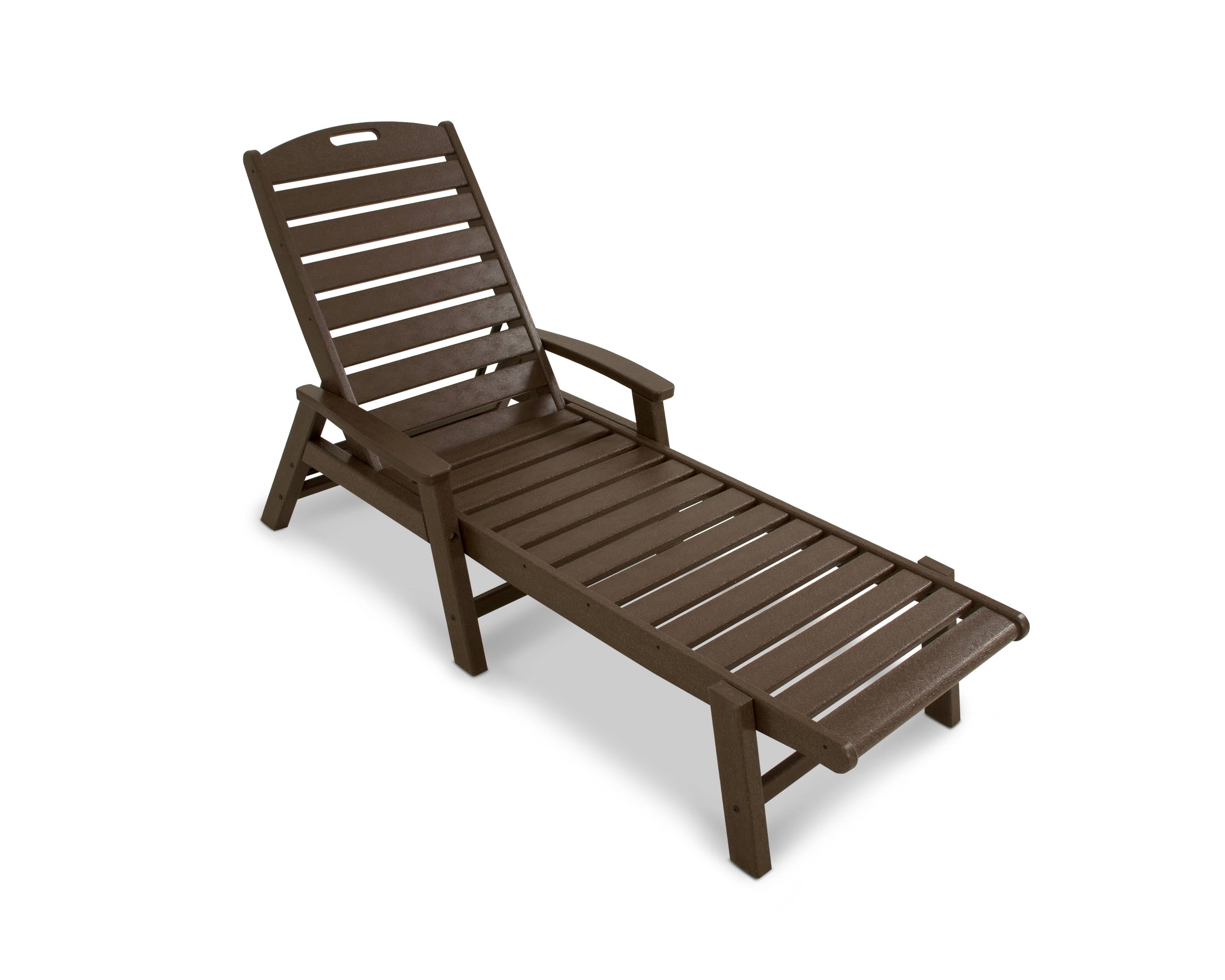 Trex Outdoor Furniture Yacht Club Chaise with Arms - Stackable - Vintage QIRCYH_ULGU
