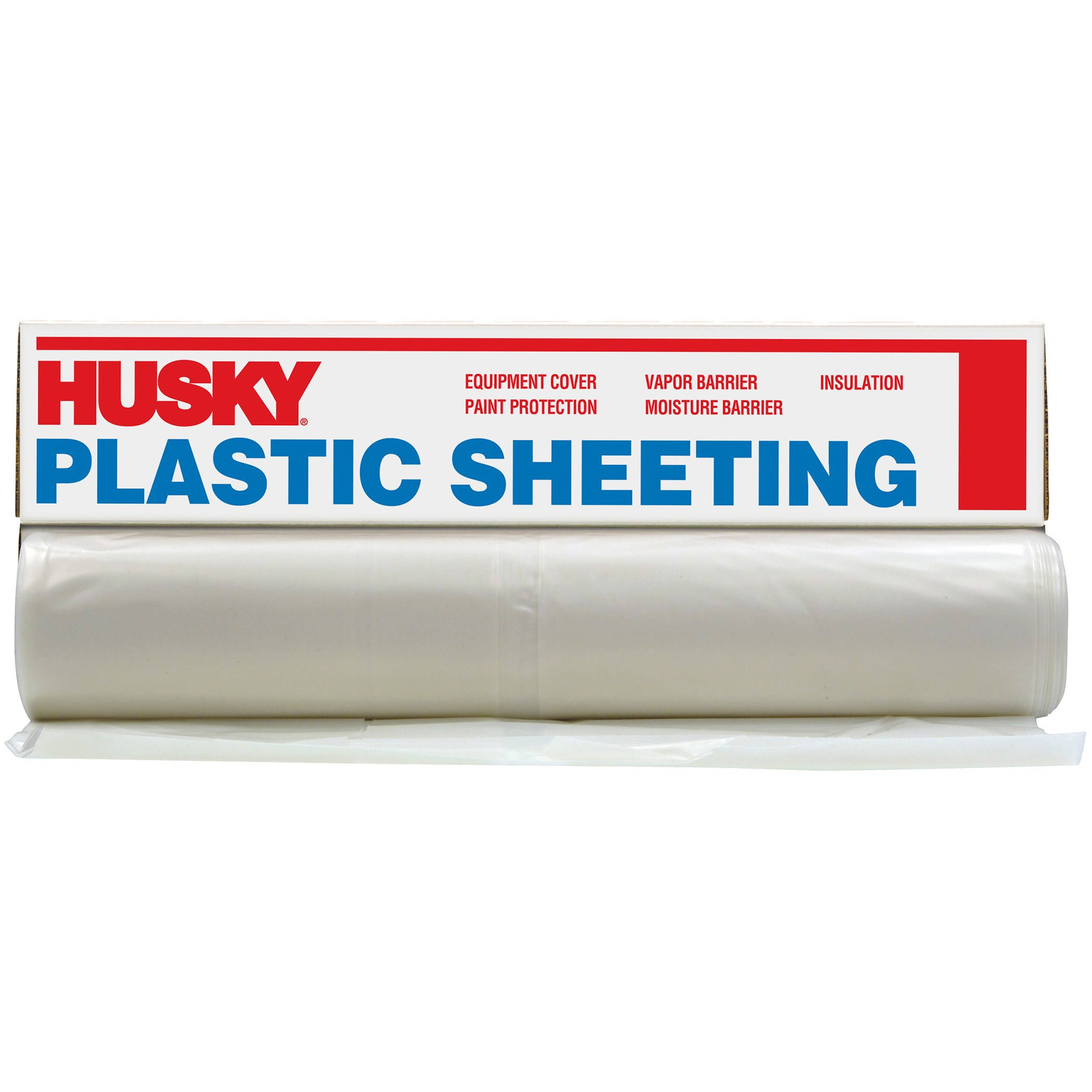 Husky CF0420-50C 20' x 50' 4 ml Polyethylene Opaque Plastic NBL6XT_0VAJ