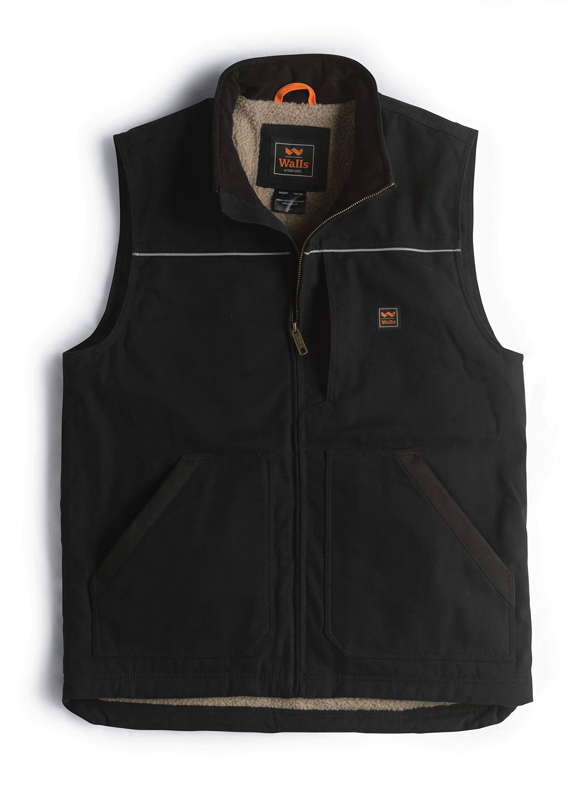 Walls ye869 Duck Lined Vest - Midnight Black, MR2KNX_HNTW Walls ye869 Duck Lined Vest - Midnight Black, MR2KNX_HNTW