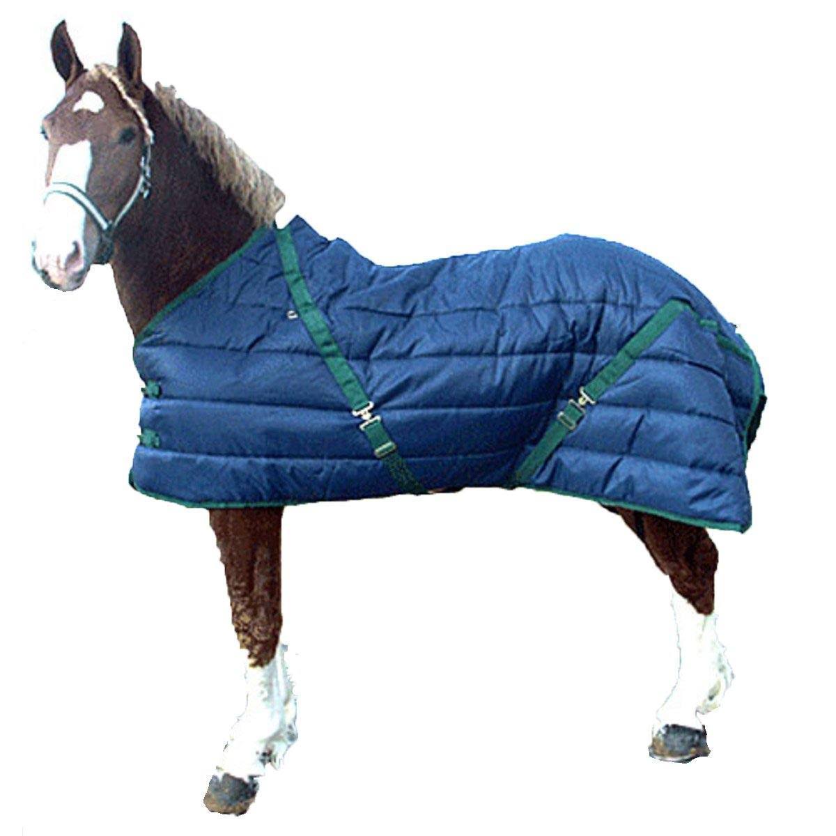 Snuggie Quilted Draft Stable Blanket 90in Navy/PDRIDK_DFVN