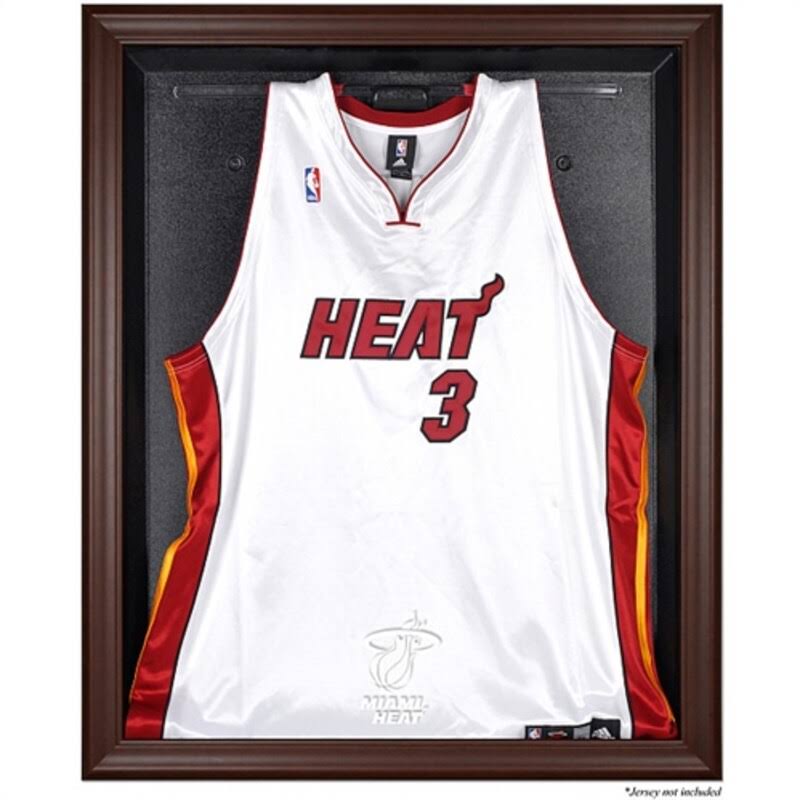 Miami Heat Brown Framed Logo Jersey Display 4HRHVC_PTWK