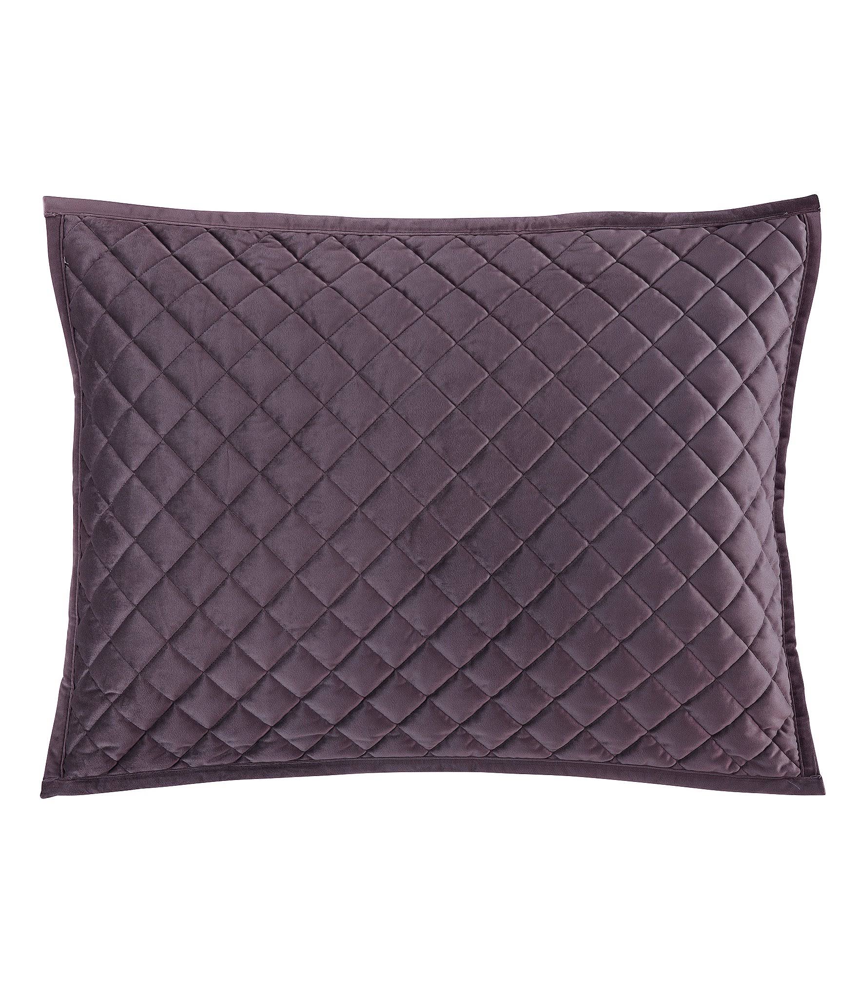 HiEnd Accents Velvet Quilted Sham - Amethyst Standard NUCHEF_KHJW HiEnd Accents Velvet Quilted Sham - Amethyst Standard NUCHEF_KHJW