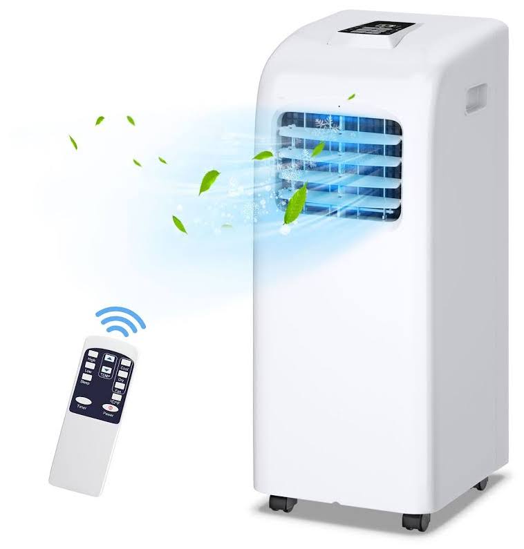 Costway 8000 BTU Portable Air Conditioner Dehumidifier Function - QEAYRY_OBH3 Costway 8000 BTU Portable Air Conditioner Dehumidifier Function - QEAYRY_OBH3