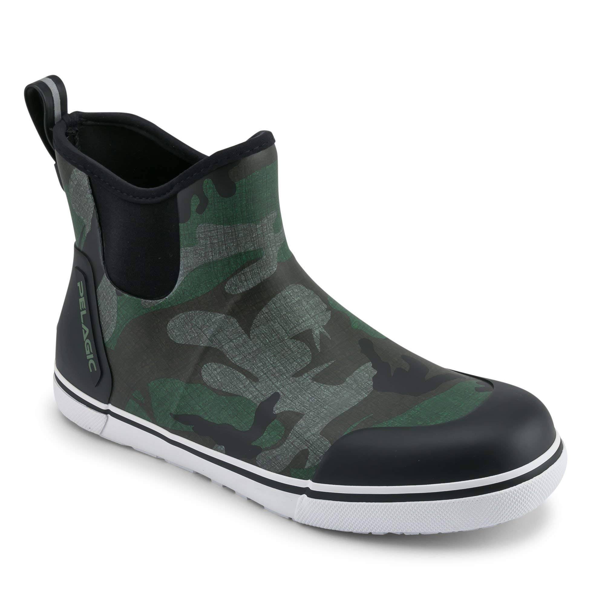 Pelagic Pursuit Deckboot - Fish Camo Green - BFSHOW_TDLS