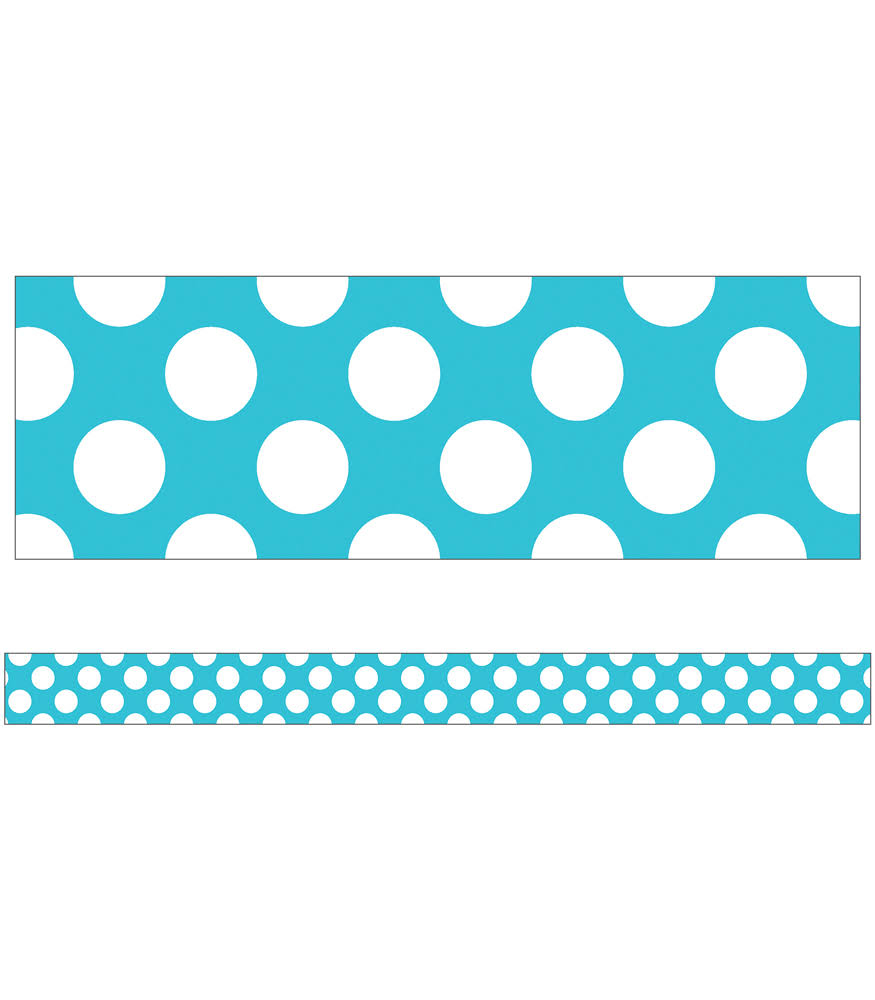 Teal With Polka Dots Straight JUZ2IS_5E7S