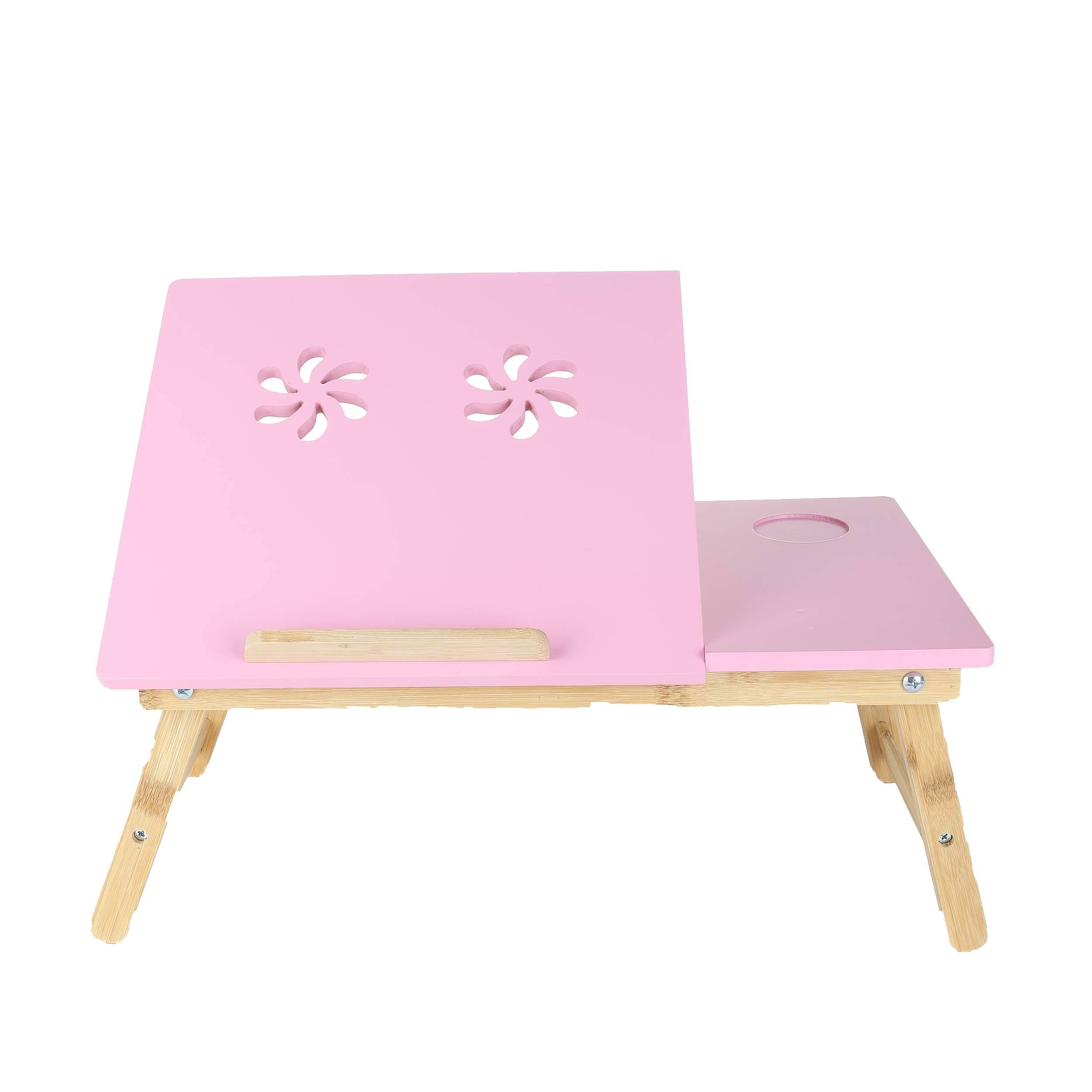 Mind Reader Coolpad Laptop Flip Top Adjustable Desk Tray - Pink/G9Q48Z_M4PT