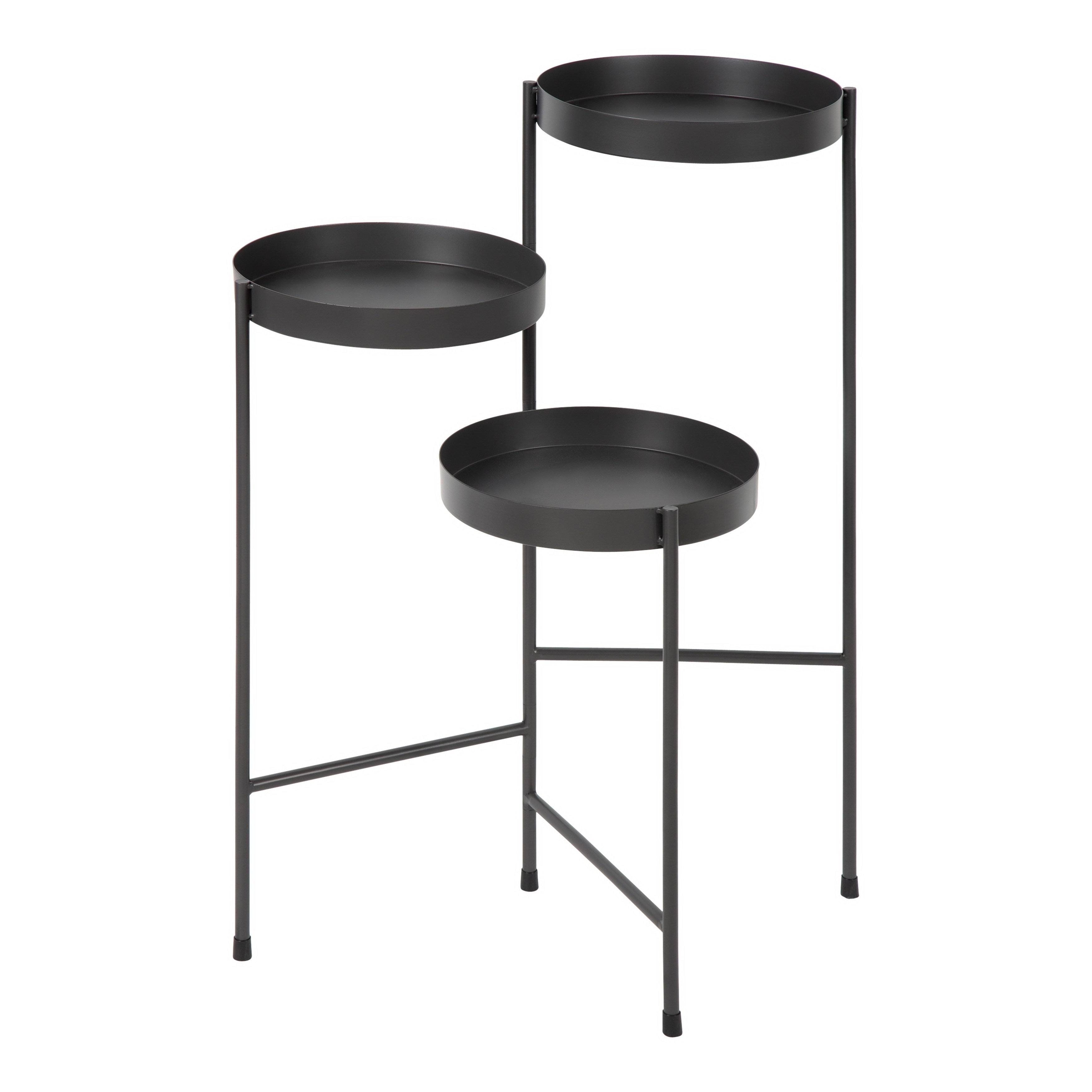 Kate and Laurel Finn Metal Tri-Level Plant Stand - MZ9UC4_FFOA