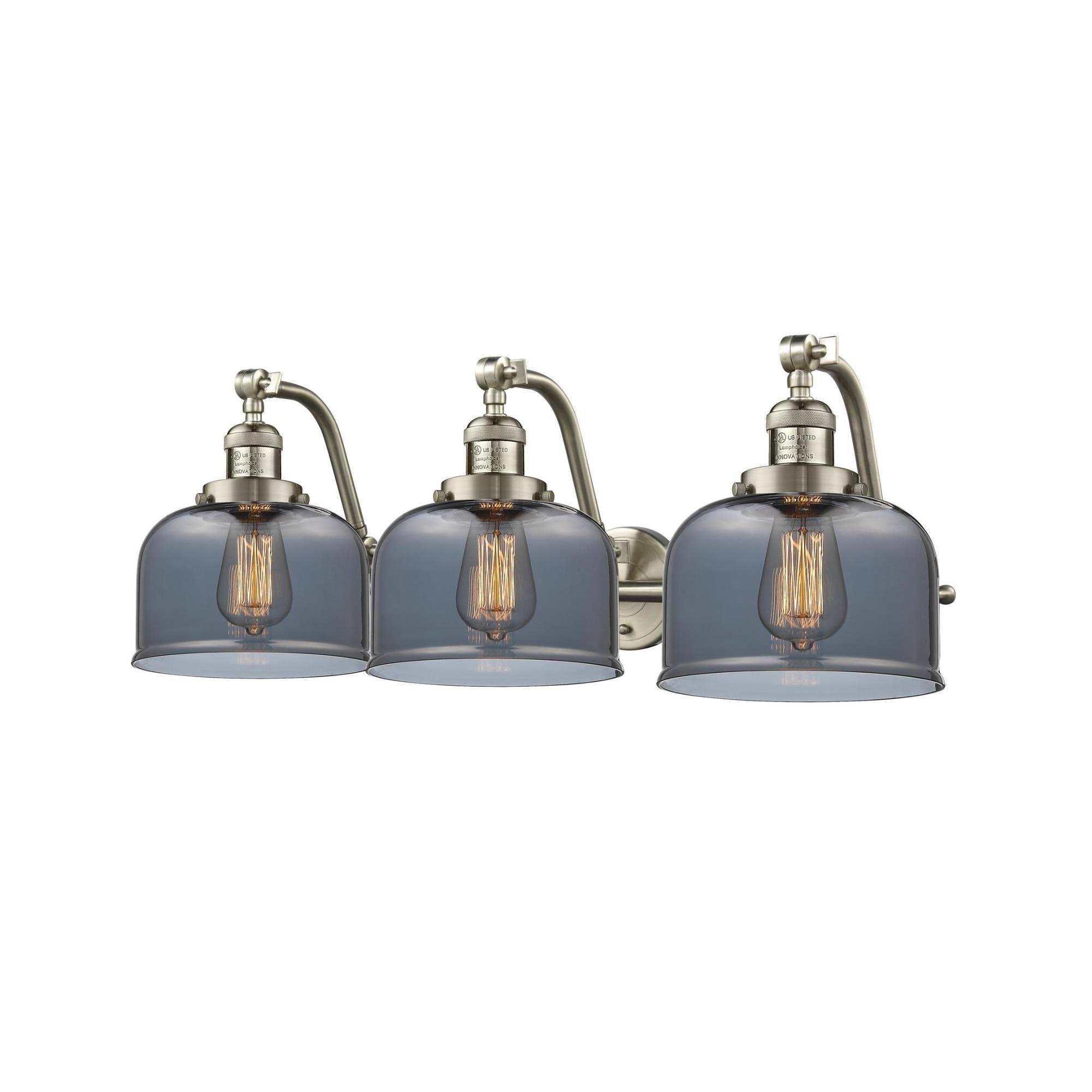 Innovations Lighting-Large Bell 3 Light Bath Vanity Light-515-3W-SN-G73-3WAGOT_94DD Innovations Lighting-Large Bell 3 Light Bath Vanity Light-515-3W-SN-G73-3WAGOT_94DD