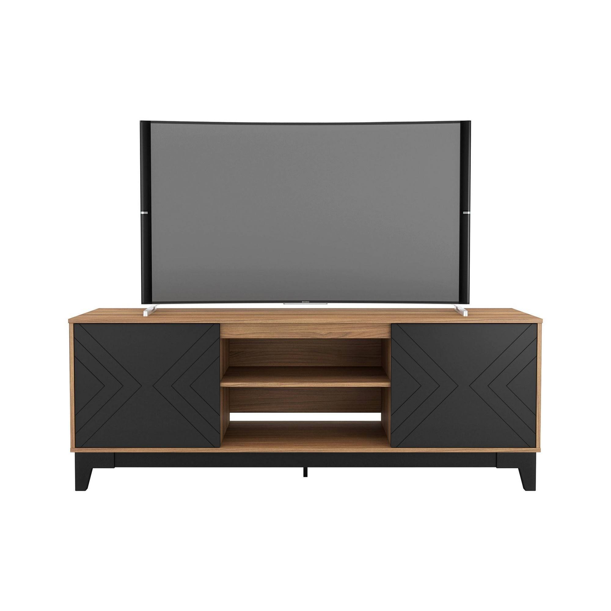 Nexera 402331 Arrow TV Stand 72-Inch Nutmeg and 2DOQ2H_TUP4 Nexera 402331 Arrow TV Stand 72-Inch Nutmeg and 2DOQ2H_TUP4