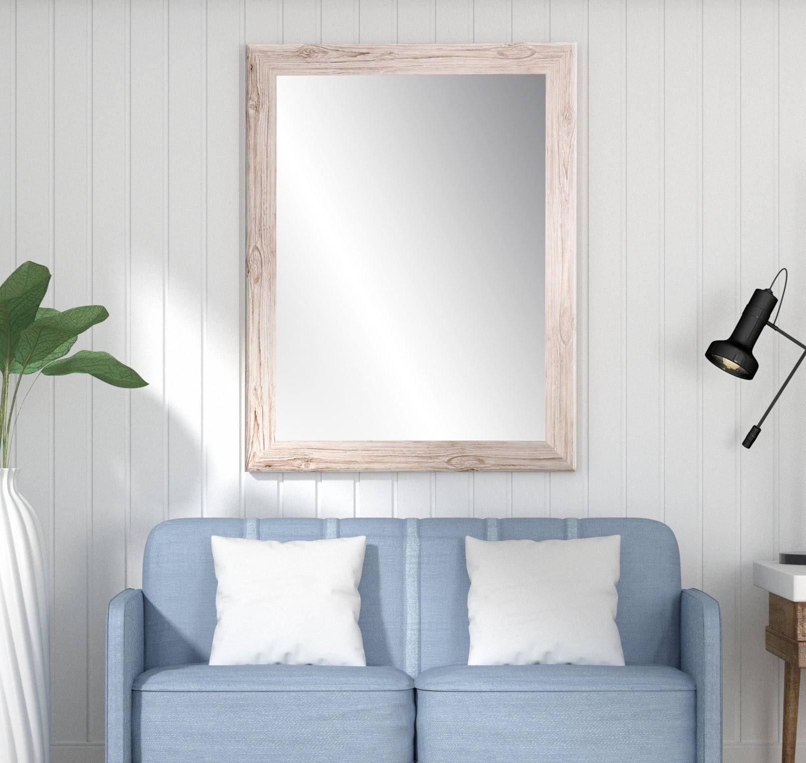 Cream Farmhouse Grain Wall Mirror KRAX3F_84UQ Cream Farmhouse Grain Wall Mirror KRAX3F_84UQ