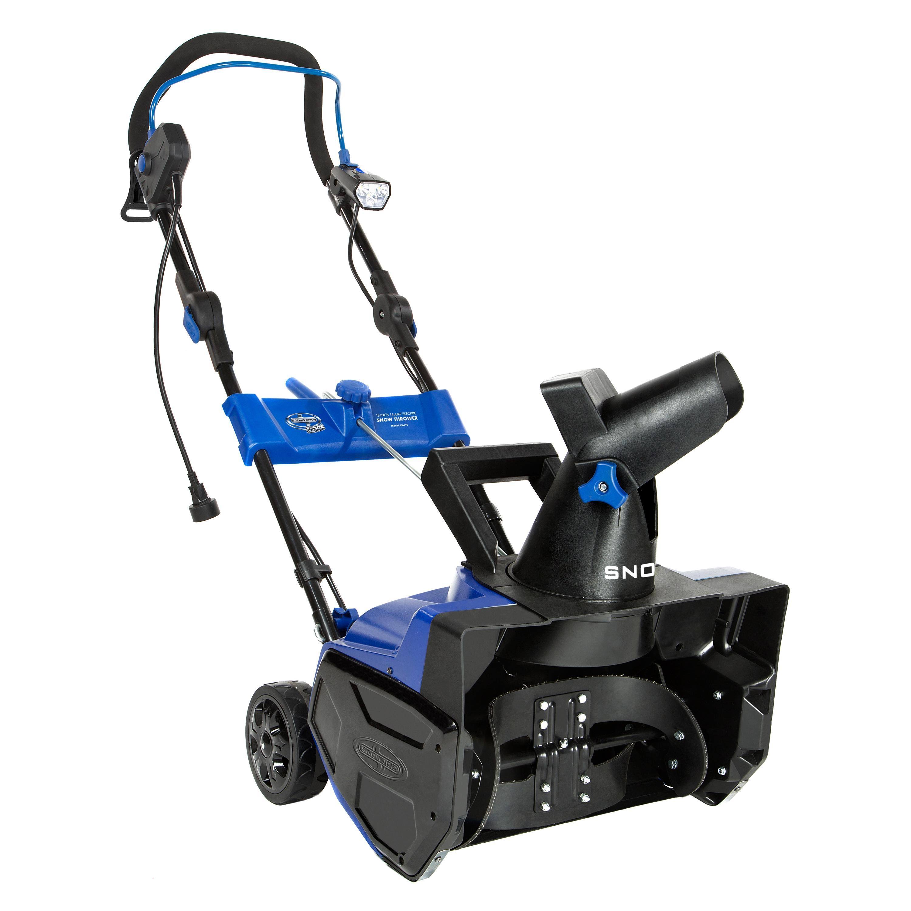 Snow Joe Sj619e-rm Electric Single Stage Snow Thrower | 18-inch | 14.5 Amp Motor | LED Lights (Refurbished) MKJ4UE_GIYA