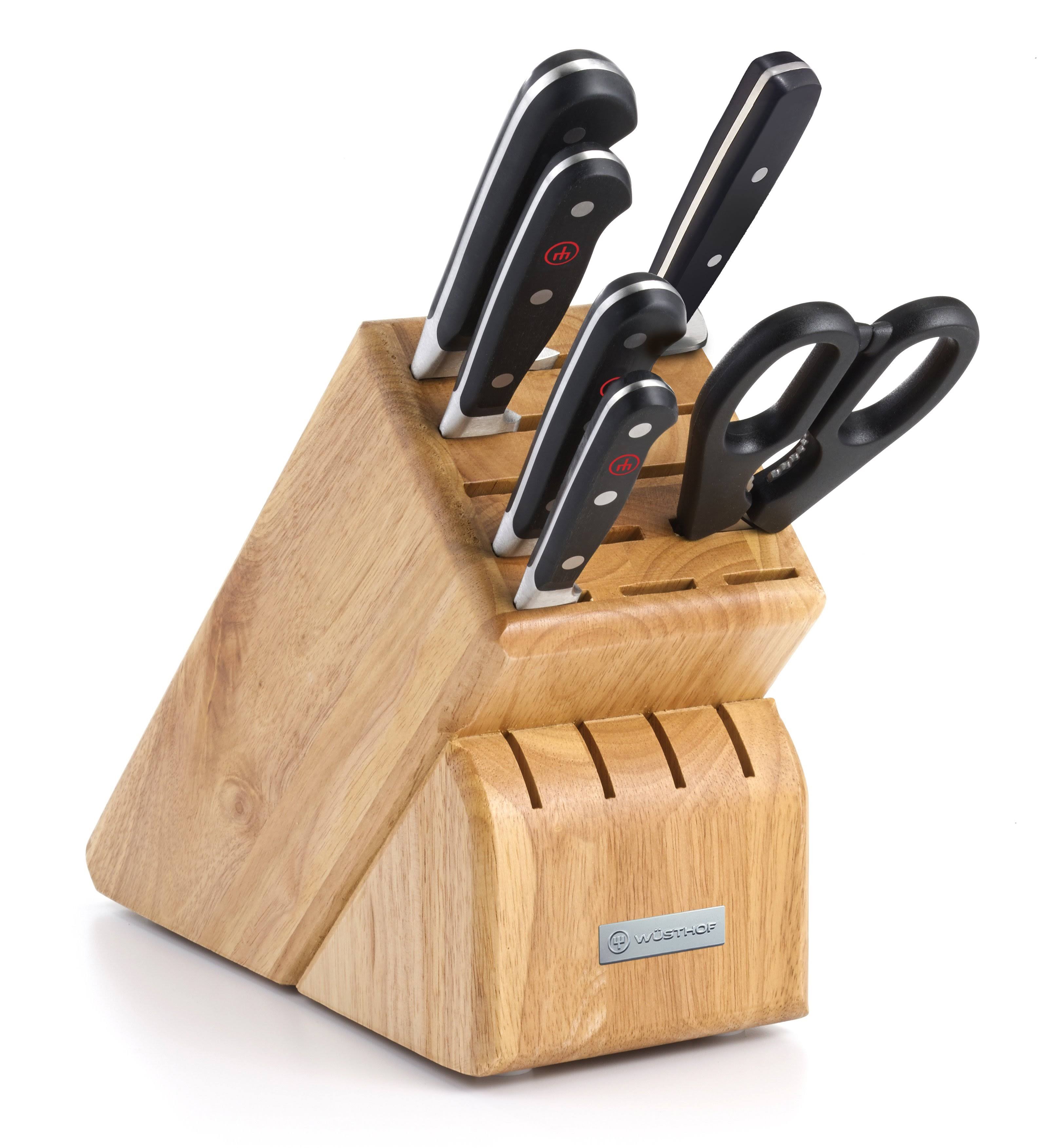 Wusthof Classic 7 Piece Block NNPJJY_JURZ Wusthof Classic 7 Piece Block NNPJJY_JURZ