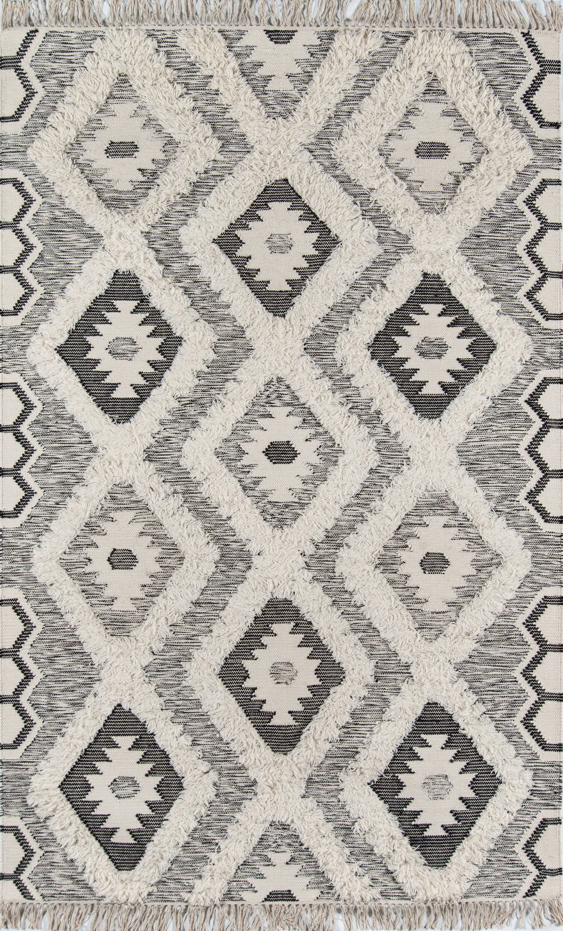 Momeni Indio IND-5 Black Area Rug 3'x5' JJVIBL_1A29 Momeni Indio IND-5 Black Area Rug 3'x5' JJVIBL_1A29