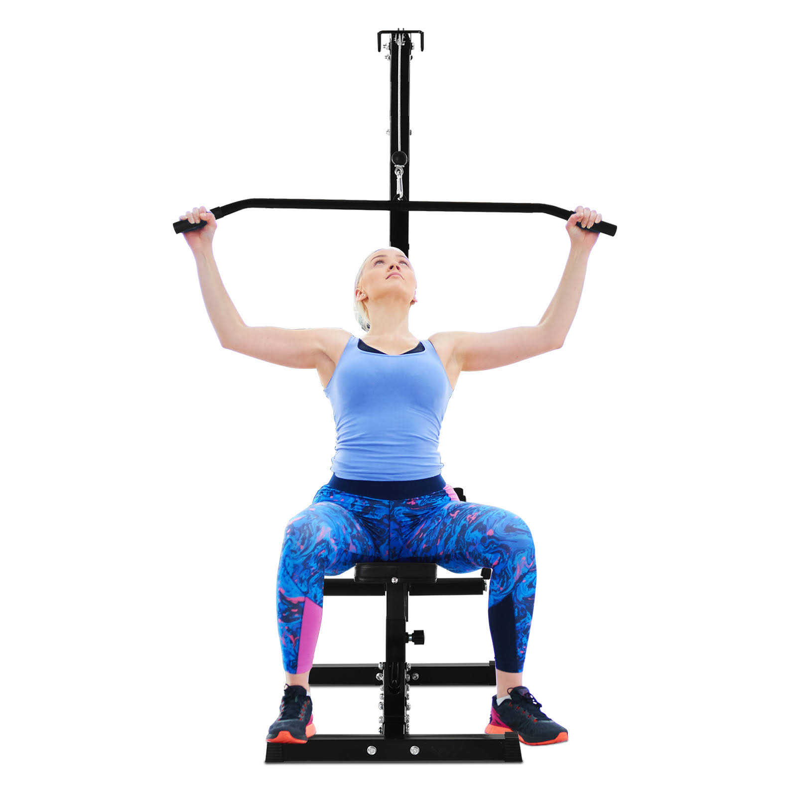 Soozier Exercise Pulldown Weight Machine with Multiple Adjustable Cable Positions for Strengthening Many Muscle Groups (Black) WJE0BV_N3WH Soozier Exercise Pulldown Weight Machine with Multiple Adjustable Cable Positions for Strengthening Many Muscle Groups (Black) WJE0BV_N3WH