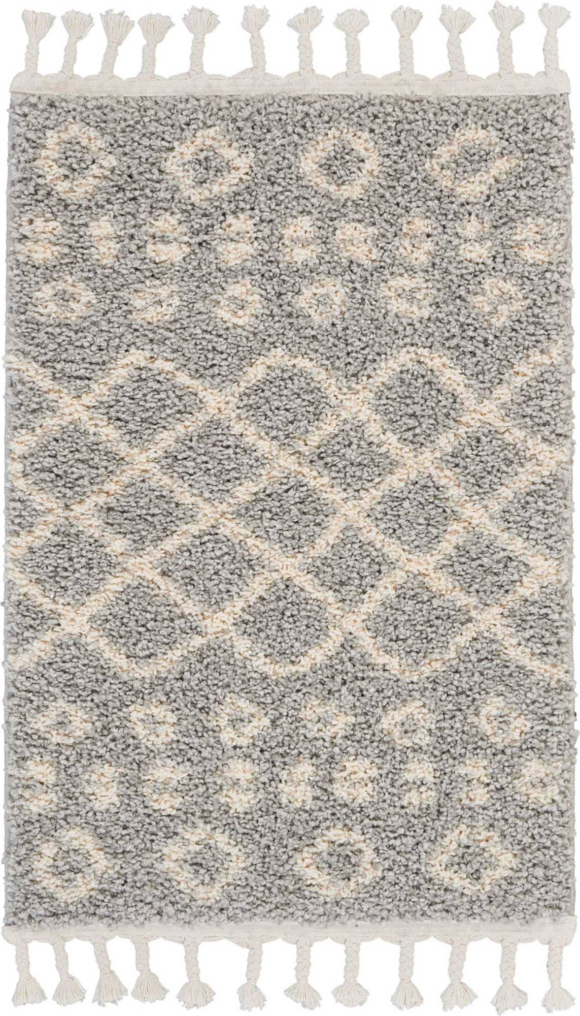 Nourison Moroccan Shag MRS02 Silver Area Rug 5'ZODI7R_TDWC Nourison Moroccan Shag MRS02 Silver Area Rug 5'ZODI7R_TDWC