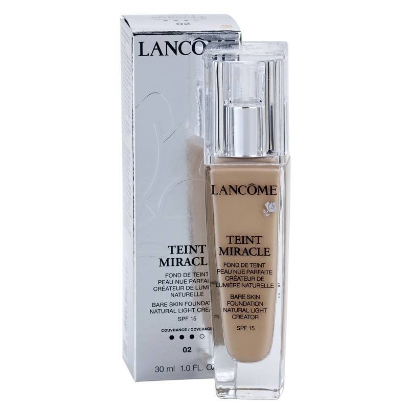 Lancome Teint Miracle Bare Skin Foundation Natural Light Creator, SPF 15, Lys Rose 02 - 1 oz PSLKMZ_NHUU Lancome Teint Miracle Bare Skin Foundation Natural Light Creator, SPF 15, Lys Rose 02 - 1 oz PSLKMZ_NHUU