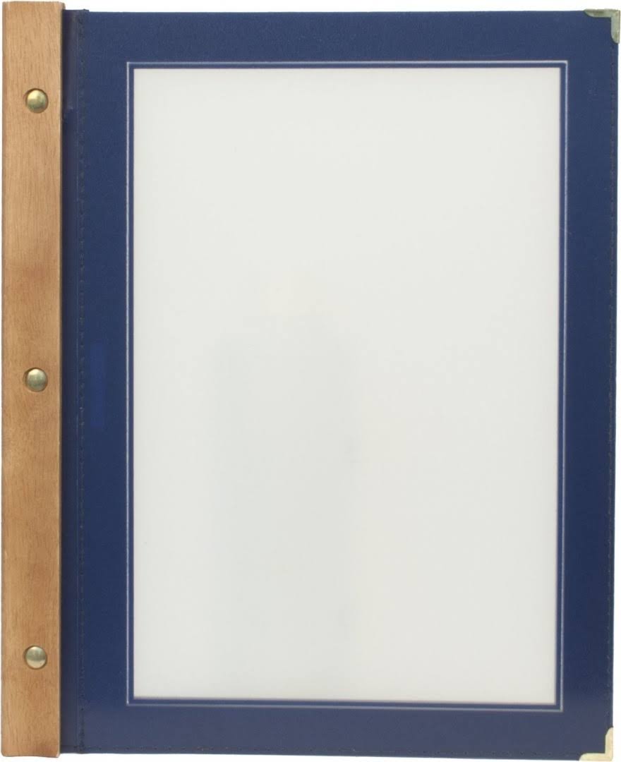 Securit A4 Wood Range Menu Card with 2 Inserts, M22GFB_W3SS Securit A4 Wood Range Menu Card with 2 Inserts, M22GFB_W3SS