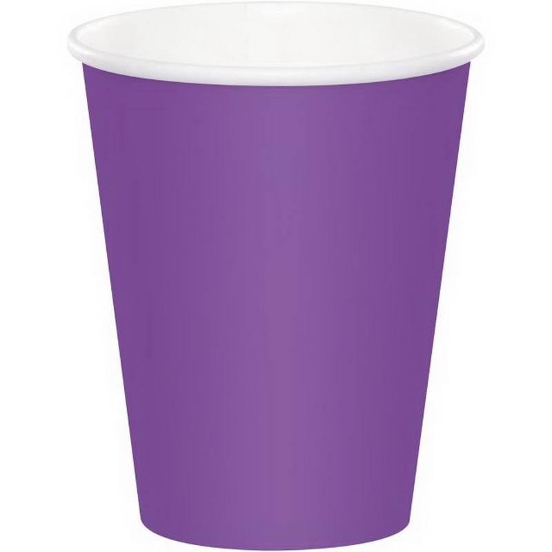 Creative Converting 318914 Amethyst Hot/Cold Cups 9 oz., Case of 7GGV4T_SJUC Creative Converting 318914 Amethyst Hot/Cold Cups 9 oz., Case of 7GGV4T_SJUC
