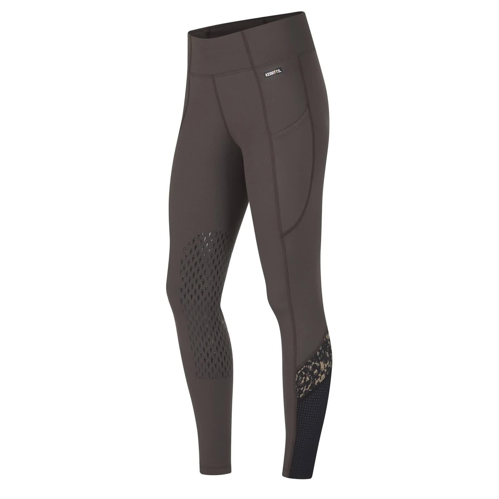 Kerrits Freestyle Knee Patch Pocket Tight Walnut/Leopard LXEWXG_TVXQ Kerrits Freestyle Knee Patch Pocket Tight Walnut/Leopard LXEWXG_TVXQ