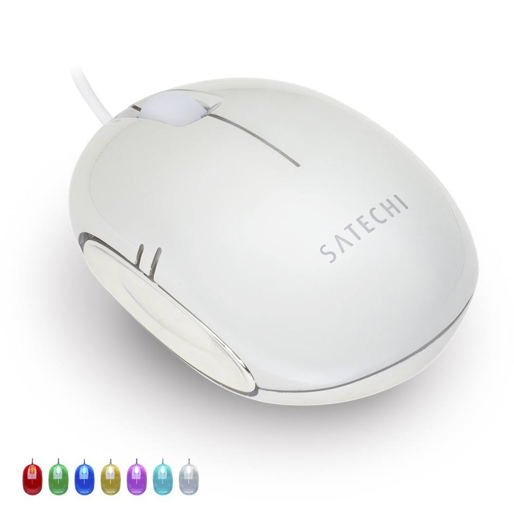Satechi Spectrum Mouse 7-Color Changing LED Wired Optical Computer E4KF6U_8GTD Satechi Spectrum Mouse 7-Color Changing LED Wired Optical Computer E4KF6U_8GTD