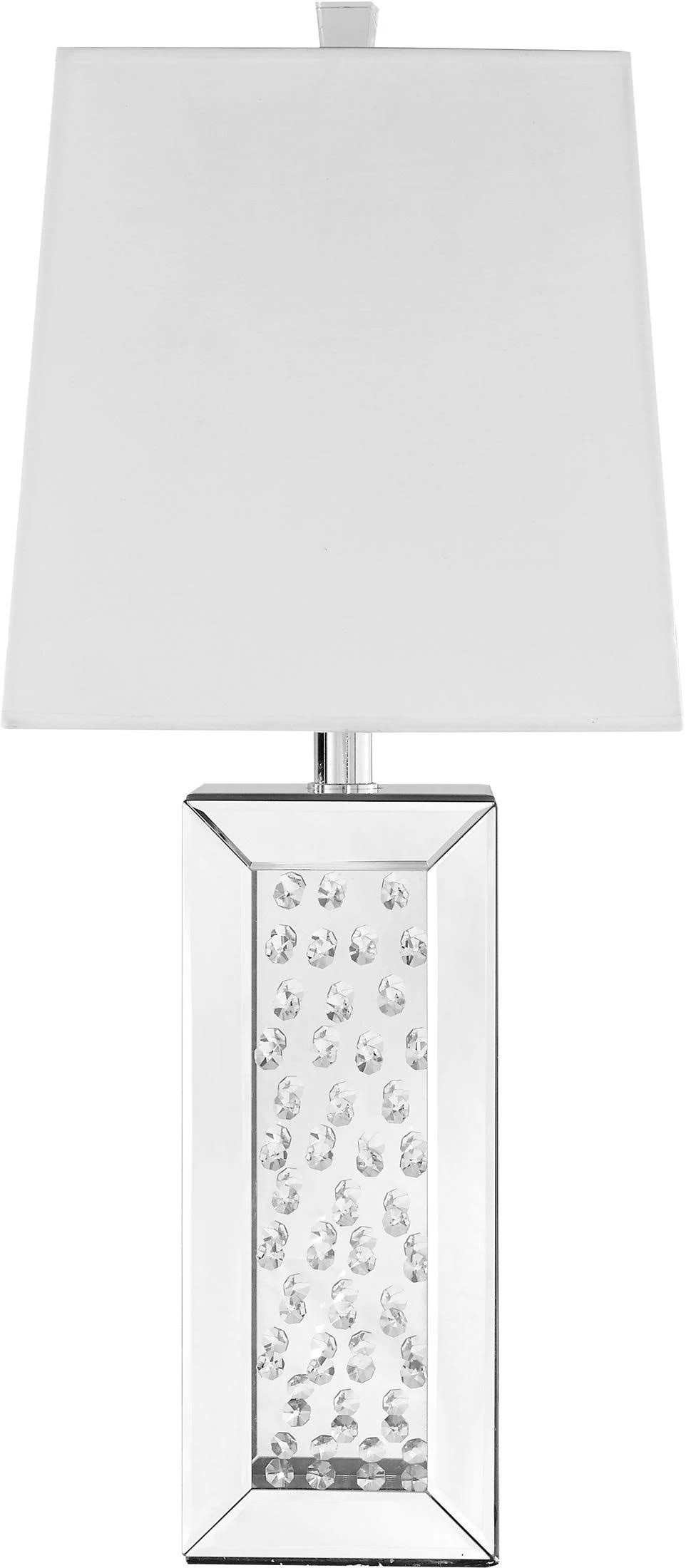 Elegant Sparkle 1-Light Silver Finish Table Lamp 7LY47S_FRPZ