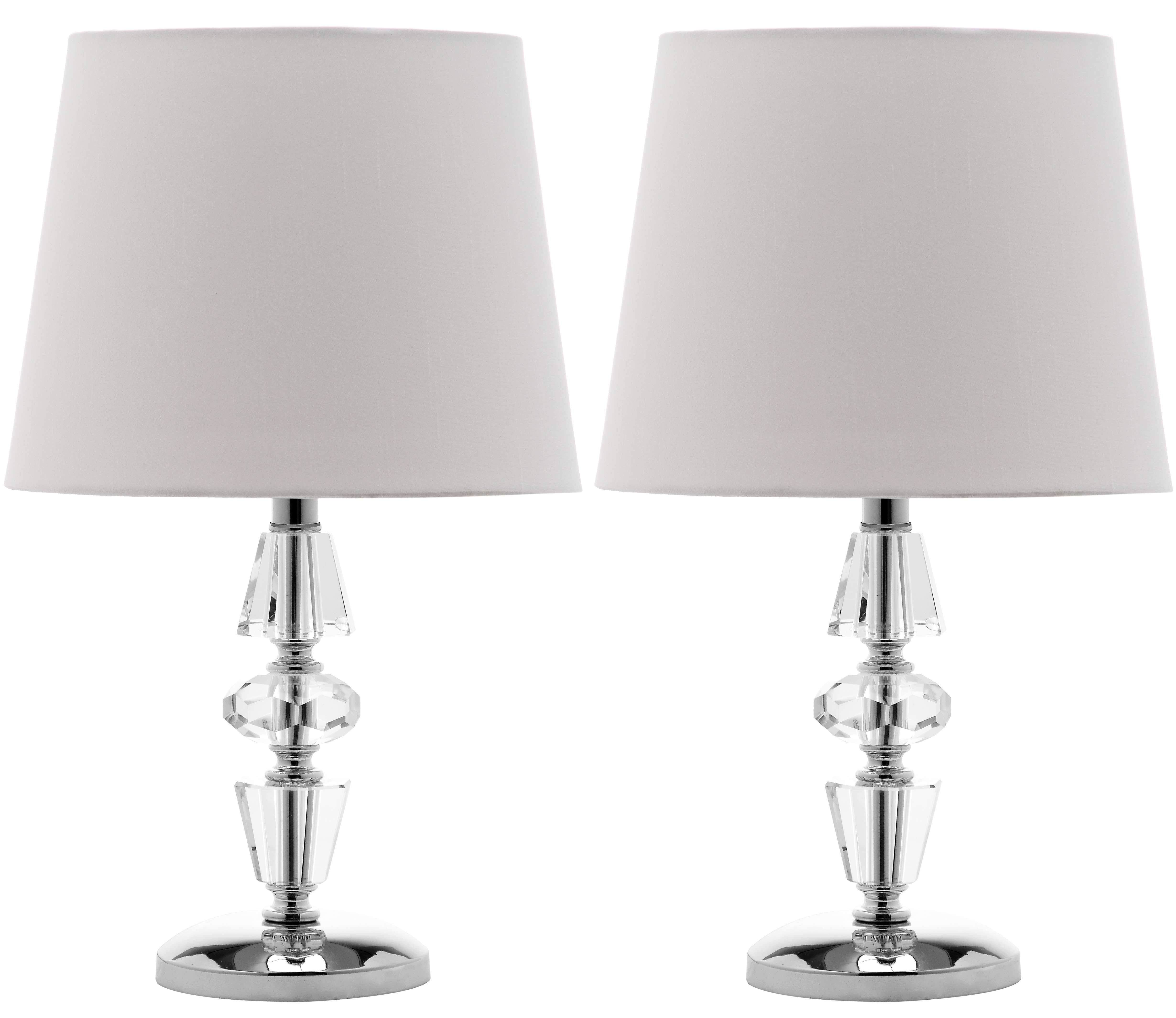 Safavieh Crescendo Tiered Crystal Lamp - Set of 2 AFTLIT_RSJT Safavieh Crescendo Tiered Crystal Lamp - Set of 2 AFTLIT_RSJT