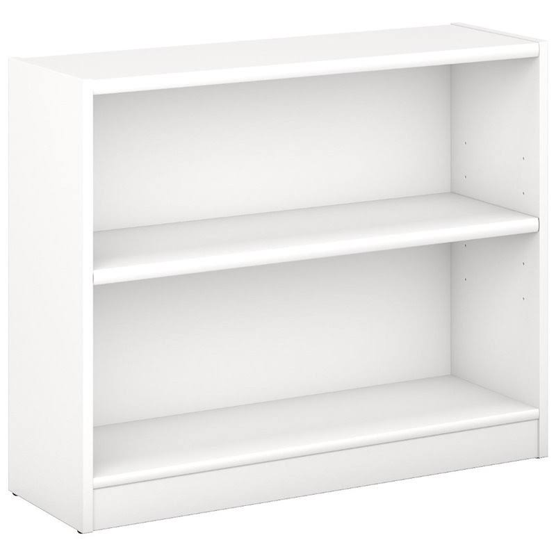 Pemberly Row 2 Shelf Bookcase in Pure White - PR-UKCZXC_BYFR Pemberly Row 2 Shelf Bookcase in Pure White - PR-UKCZXC_BYFR