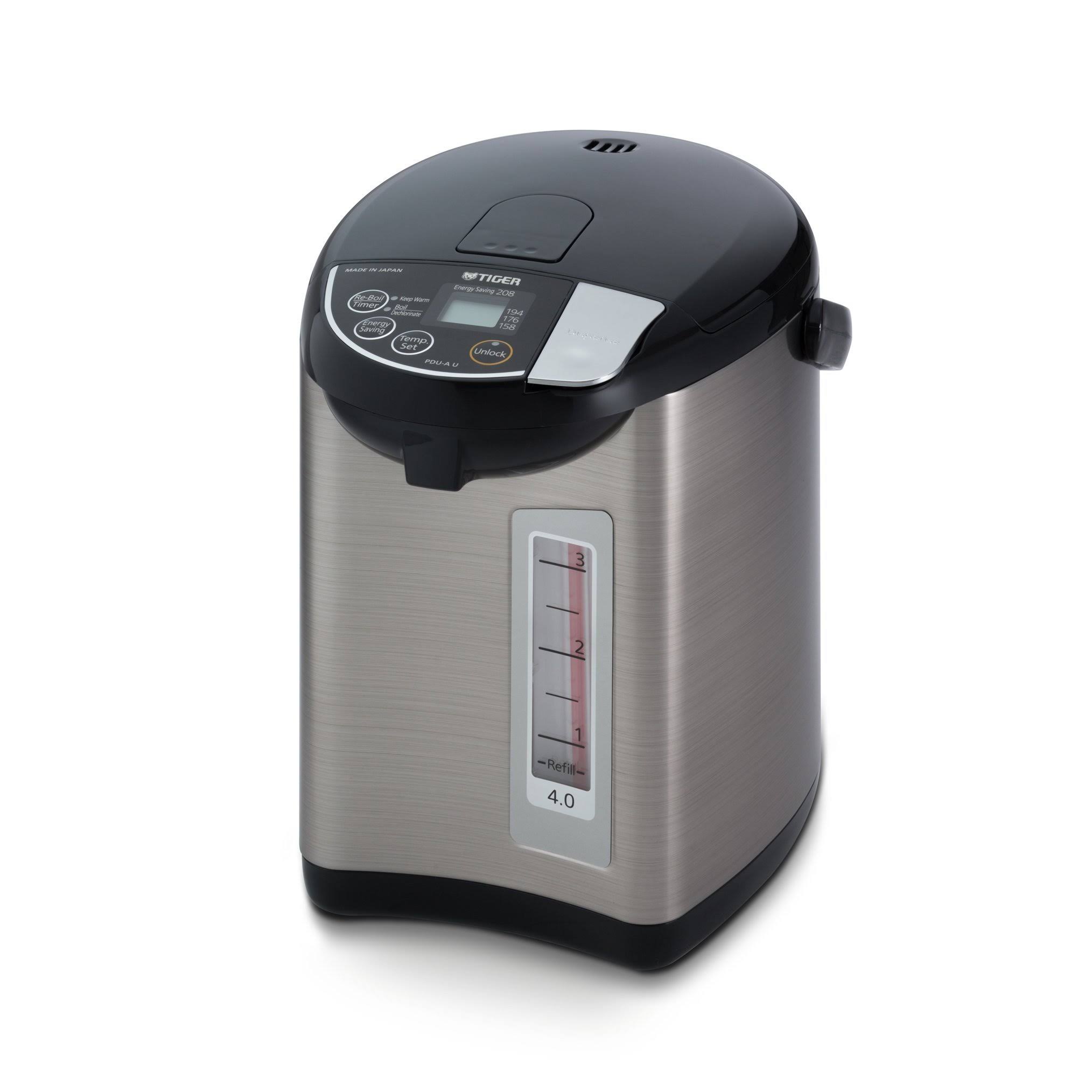 Tiger PDU-A40U-K Electric Water Boiler and Warmer Stainless Black 4.0-AUNLGG_DECY Tiger PDU-A40U-K Electric Water Boiler and Warmer Stainless Black 4.0-AUNLGG_DECY