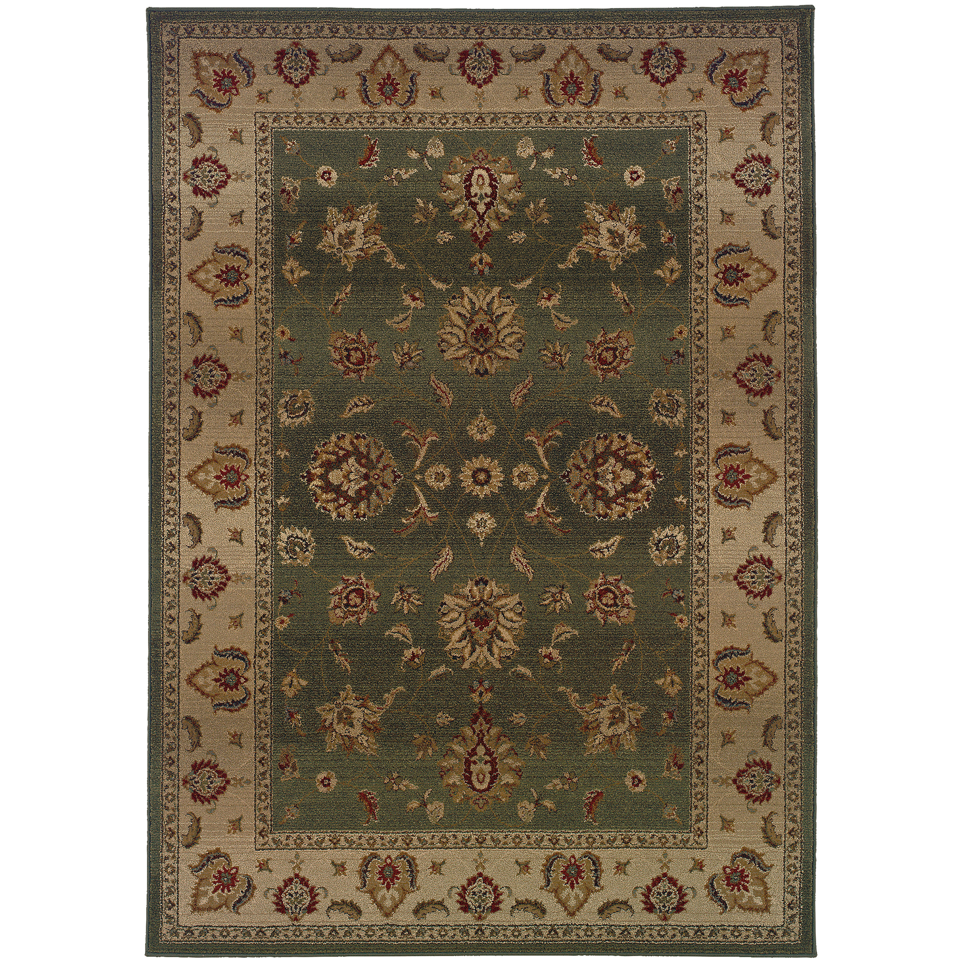 Oriental Weavers Genesis 034F1 Green Area Rug 7'10 OJWCRT_JZ5V Oriental Weavers Genesis 034F1 Green Area Rug 7'10 OJWCRT_JZ5V