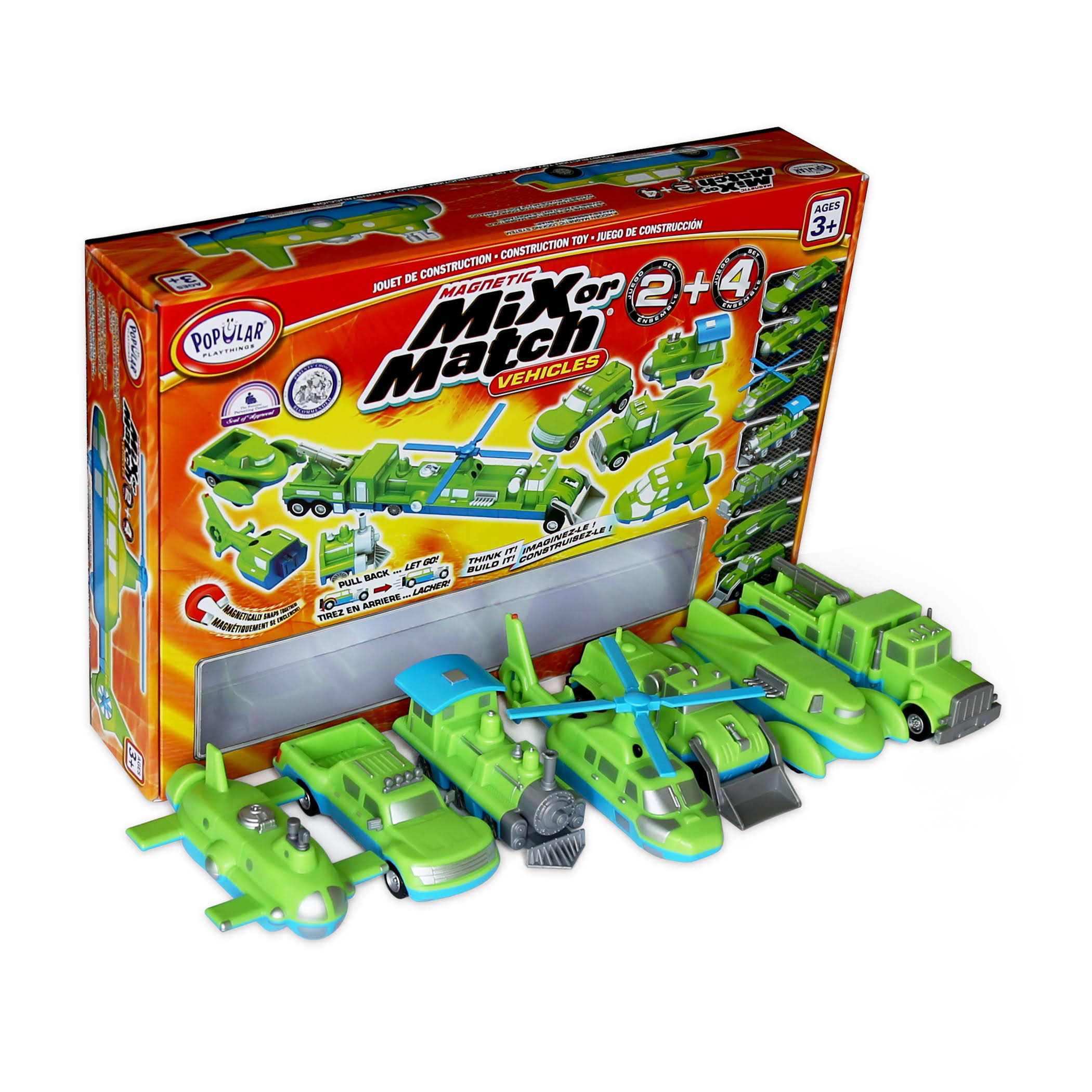 Popular Playthings Magnetic Mix or Match Vehicles 2 CPGTHL_1ZHP Popular Playthings Magnetic Mix or Match Vehicles 2 CPGTHL_1ZHP
