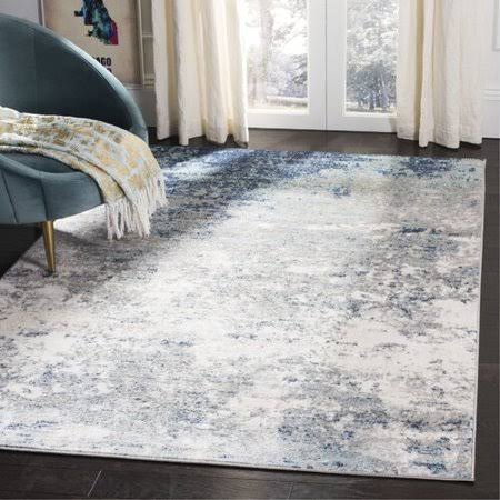 Bungalow Rose Cornett Light Gray/Blue Area Rug, Size Rectangle 3' x 5' 73KU2Y_AGOW Bungalow Rose Cornett Light Gray/Blue Area Rug, Size Rectangle 3' x 5' 73KU2Y_AGOW
