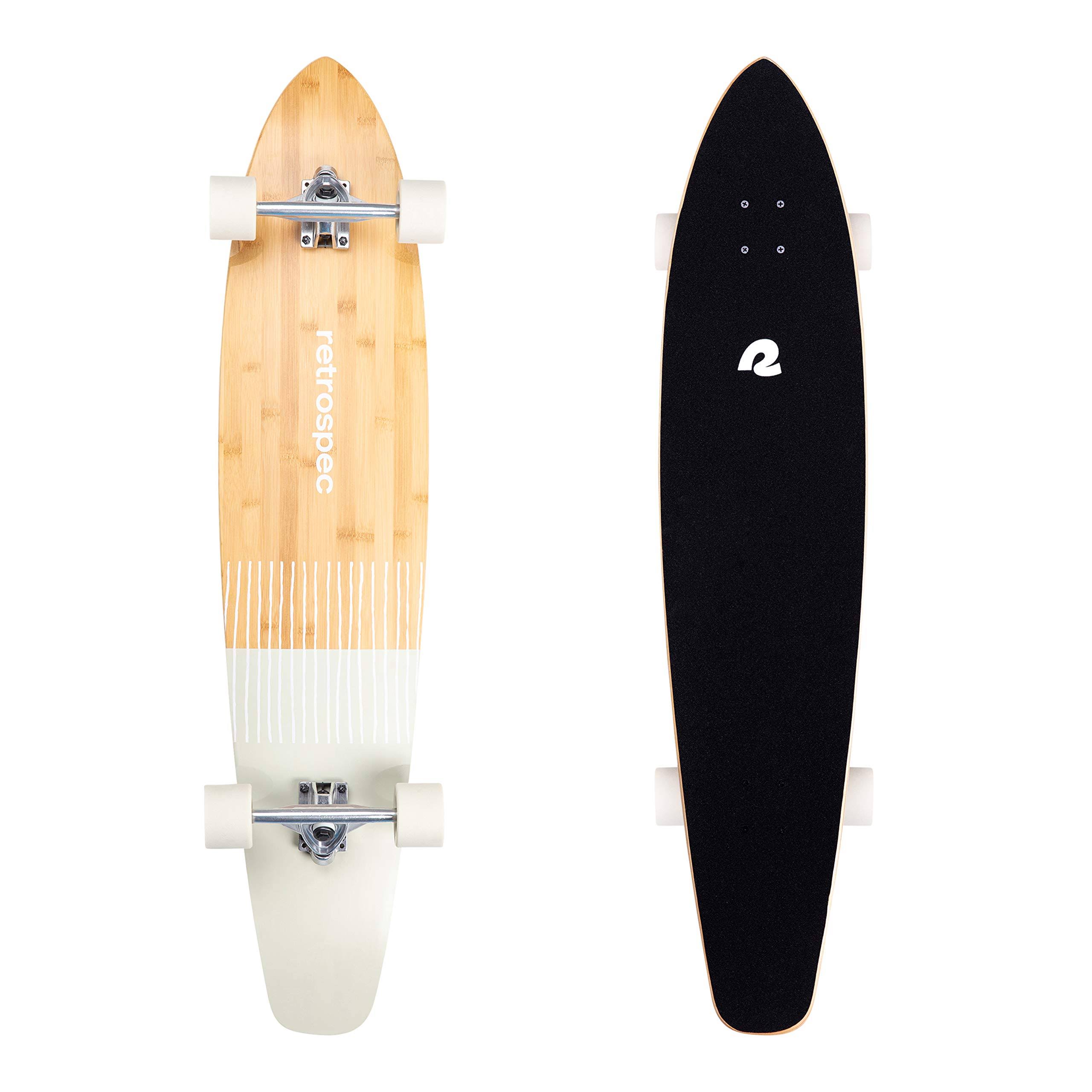 Retrospec Zed Longboard Pintail Bamboo Long Board M7DHRU_9PZA