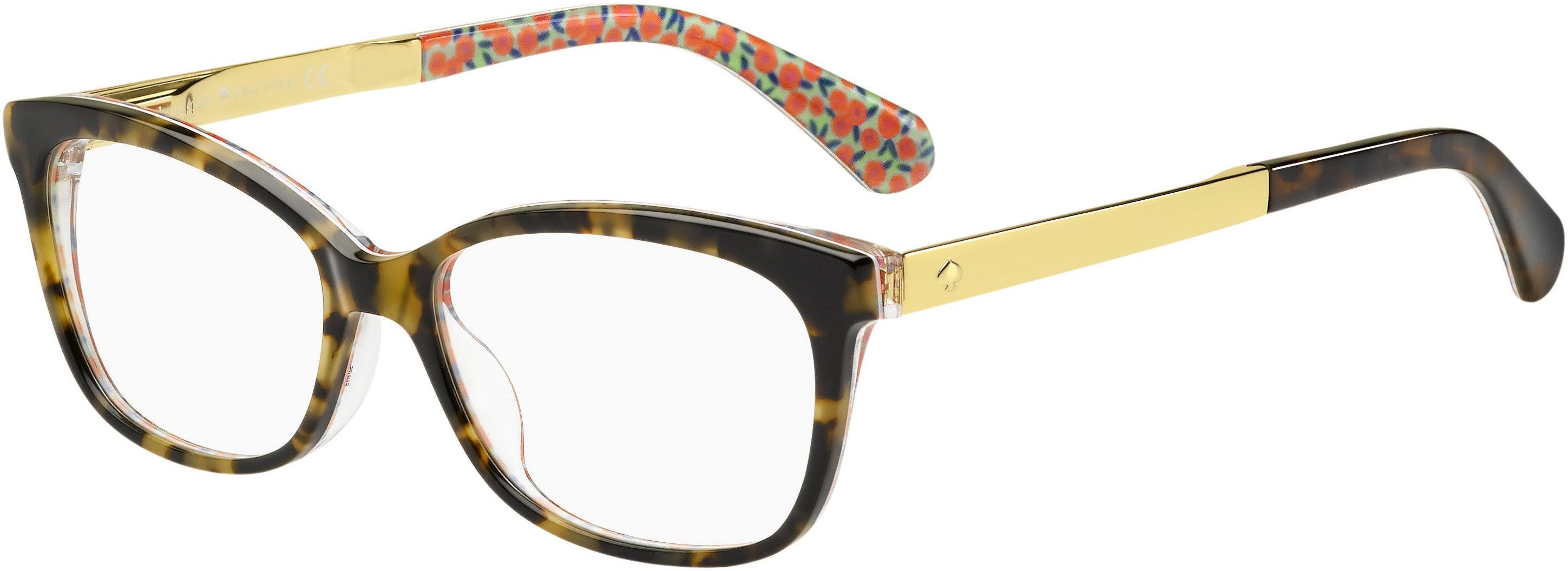 Kate Spade Jodiann Eyeglasses - 02NL Havana Pattern WUVRV1_4LDI Kate Spade Jodiann Eyeglasses - 02NL Havana Pattern WUVRV1_4LDI