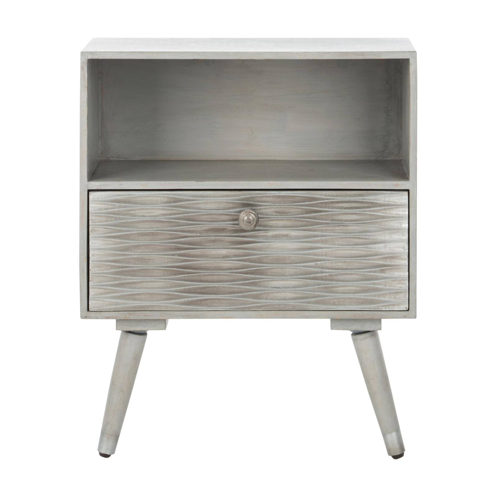 Safavieh Brandy 1-Drawer Textured Nightstand  OCQHBB_EEJ0