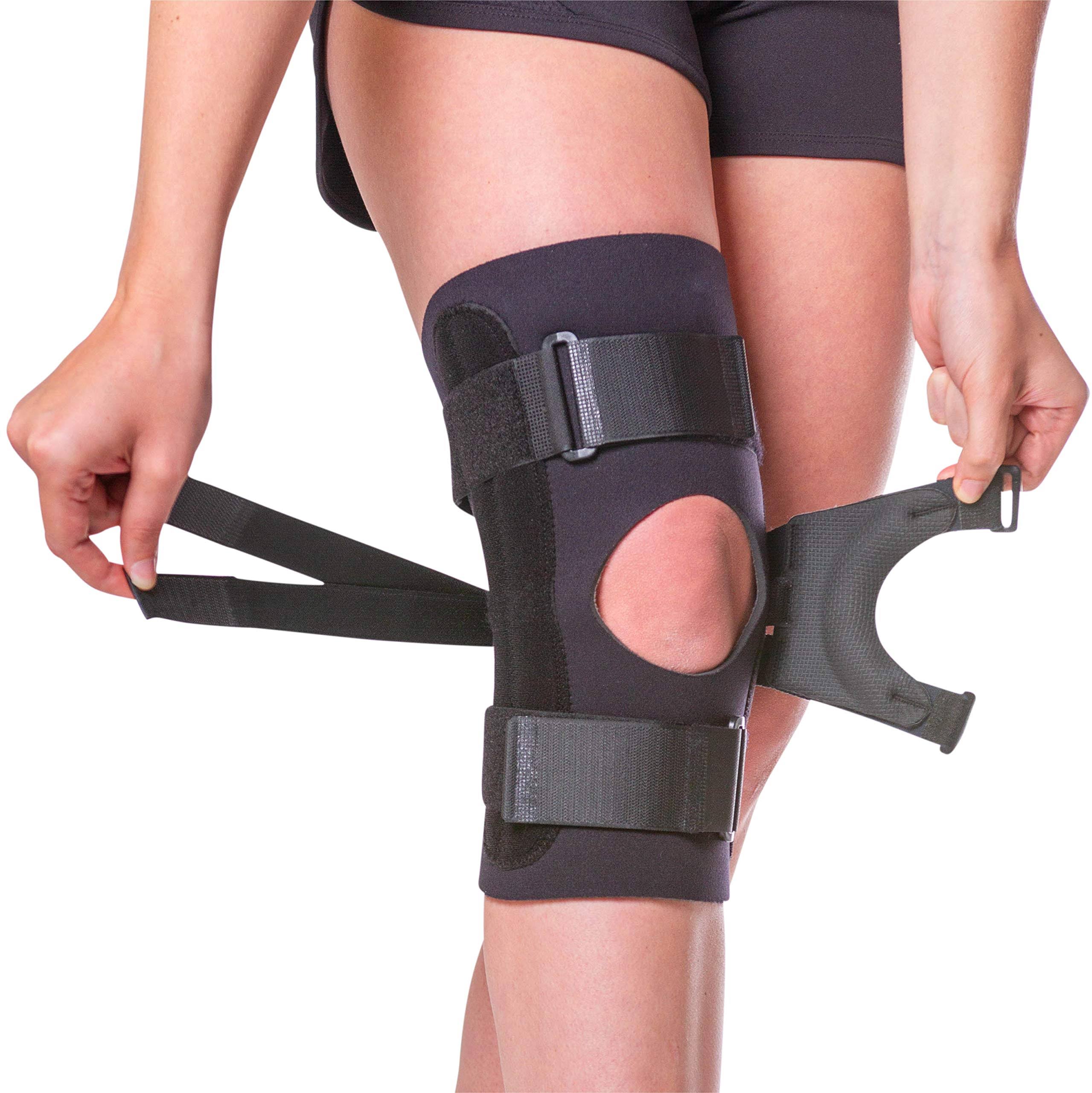J Brace Patellar Stabilizer with Lateral Knee J-Strap - 4C8YTS_LEL6 J Brace Patellar Stabilizer with Lateral Knee J-Strap - 4C8YTS_LEL6