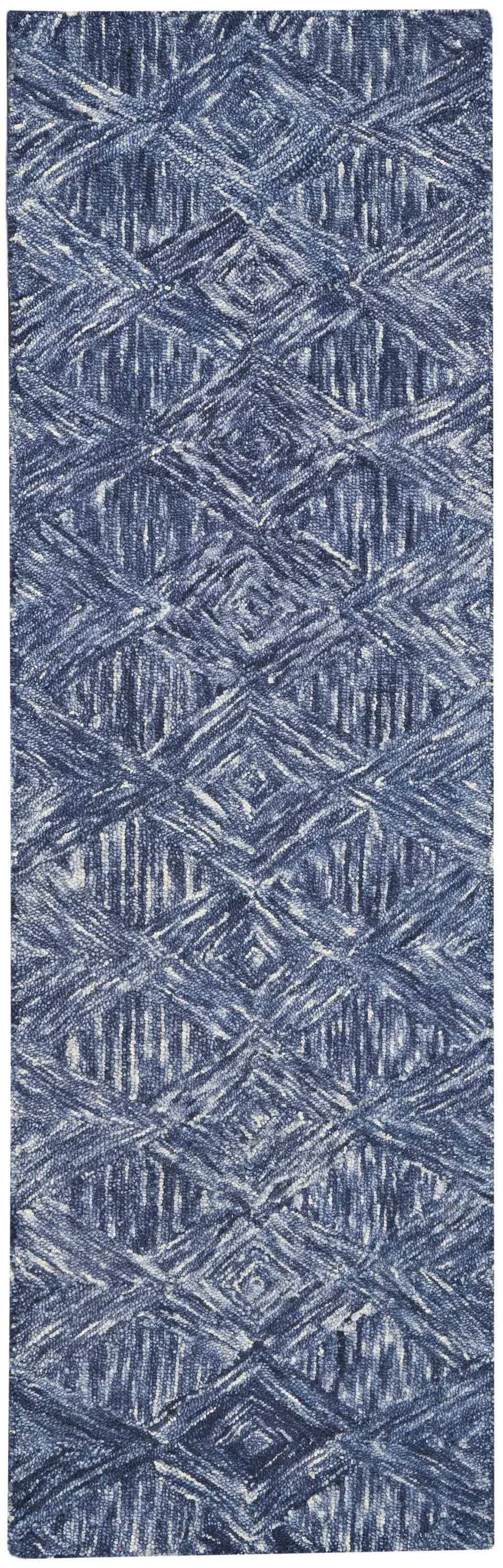Nourison Linked Area Rug, Denim, 8' x 10'HCXZBY_ITTC Nourison Linked Area Rug, Denim, 8' x 10'HCXZBY_ITTC