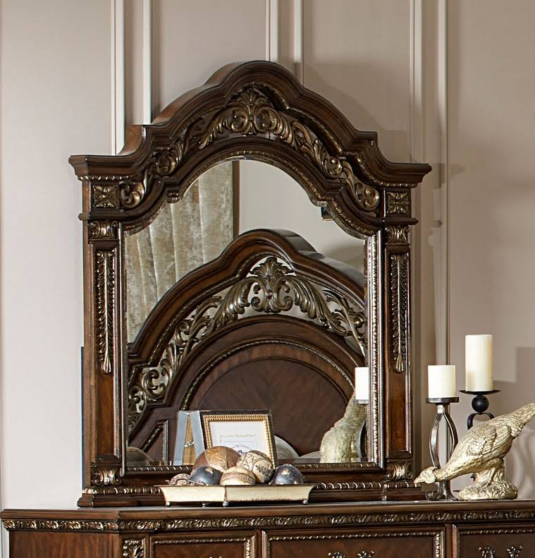 Homelegance Catalonia Cherry Mirror 1824-0PVQTM_OOXV Homelegance Catalonia Cherry Mirror 1824-0PVQTM_OOXV