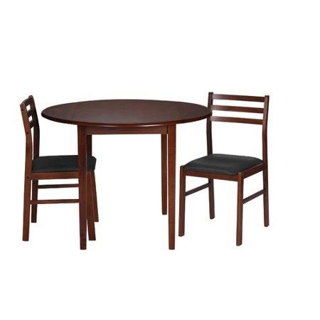 Charlton Home Nels 3 Piece Drop Leaf Dining Set, 4N80BB_OX5M Charlton Home Nels 3 Piece Drop Leaf Dining Set, 4N80BB_OX5M